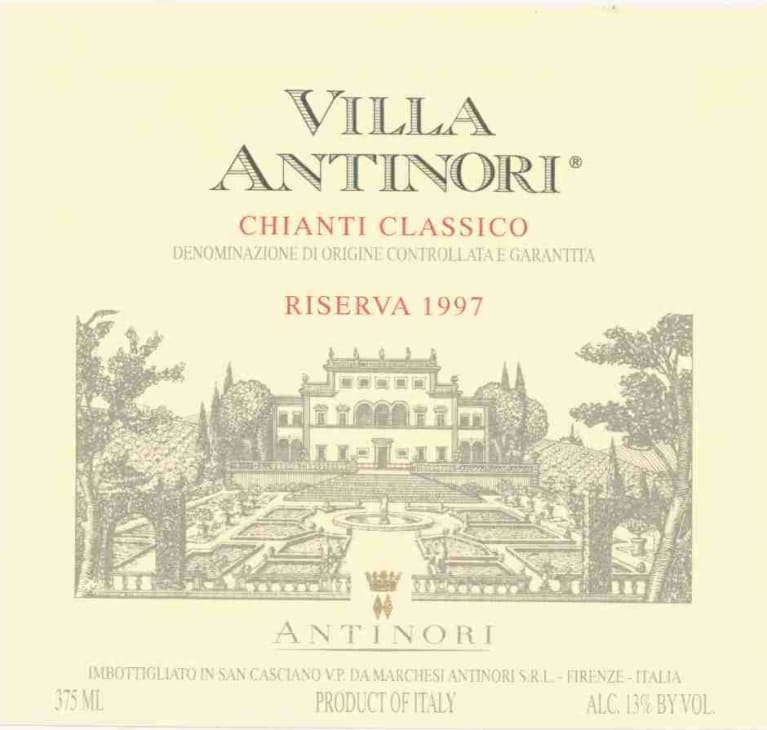 Villa Antinori Chianti Classico Riserva 1997 750ml - 1