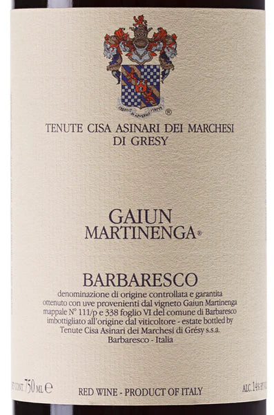 Tenute Cisa Asinari dei Marchesi di Gresy Barbaresco Martinenga Gaiun 2010 750ml - 1