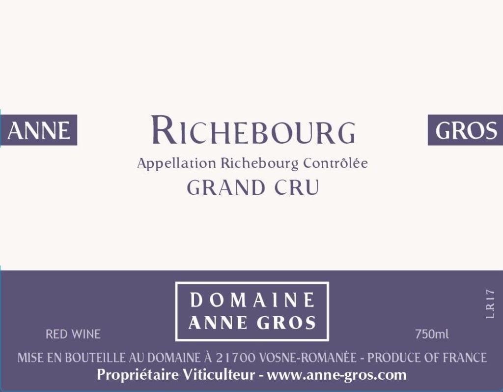 Anne Gros Richebourg Grand Cru 2007 750ml - 1
