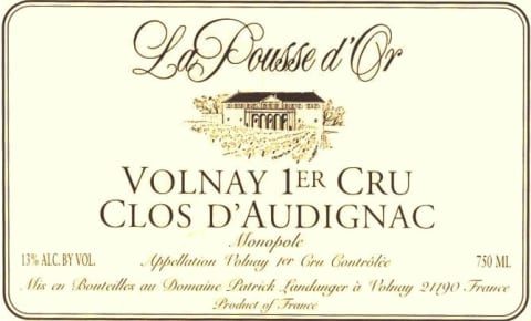 Domaine de la Pousse d'Or Volnay Clos d'Audignac 1er Cru Monopole 2003 750ml - 1