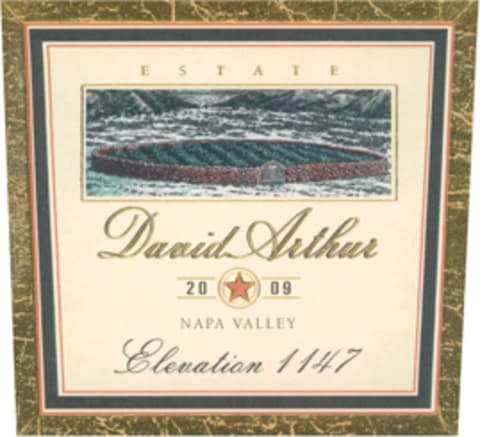 David Arthur Cabernet Sauvignon Elevation 1147 Rutherford 2009 750ml - 1