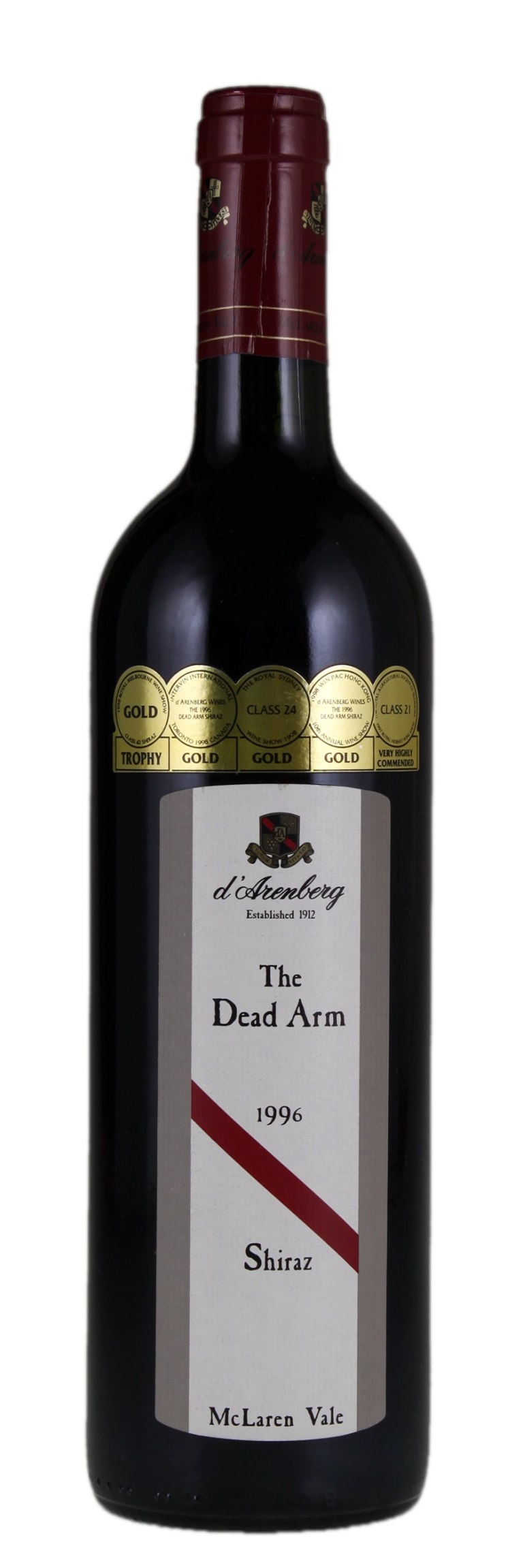 d'Arenberg The Dead Arm Shiraz McLaren Vale 1996 750ml - 1