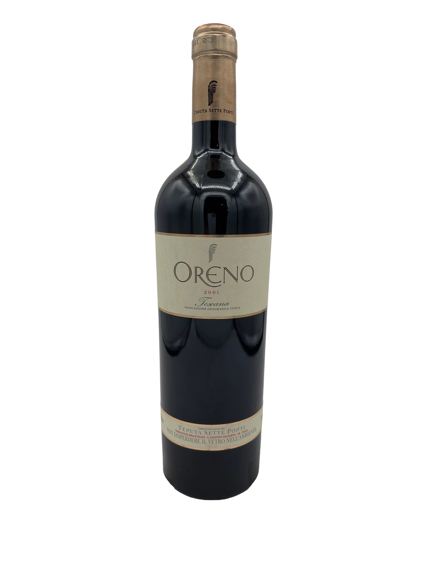 Tenuta Sette Ponti Toscana Oreno 2001 750ml - 1