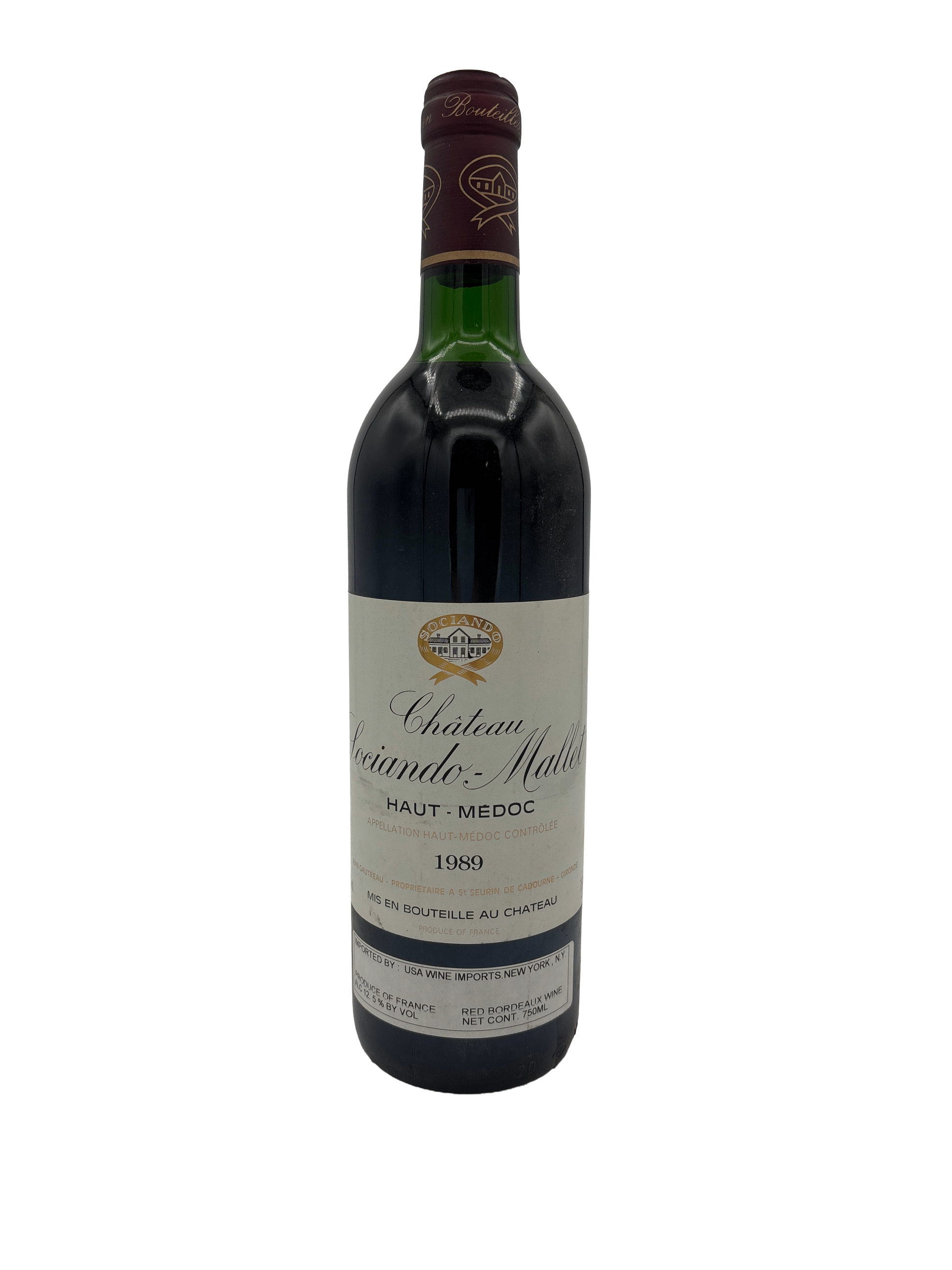 Sociando Mallet 1989 750ml - 1