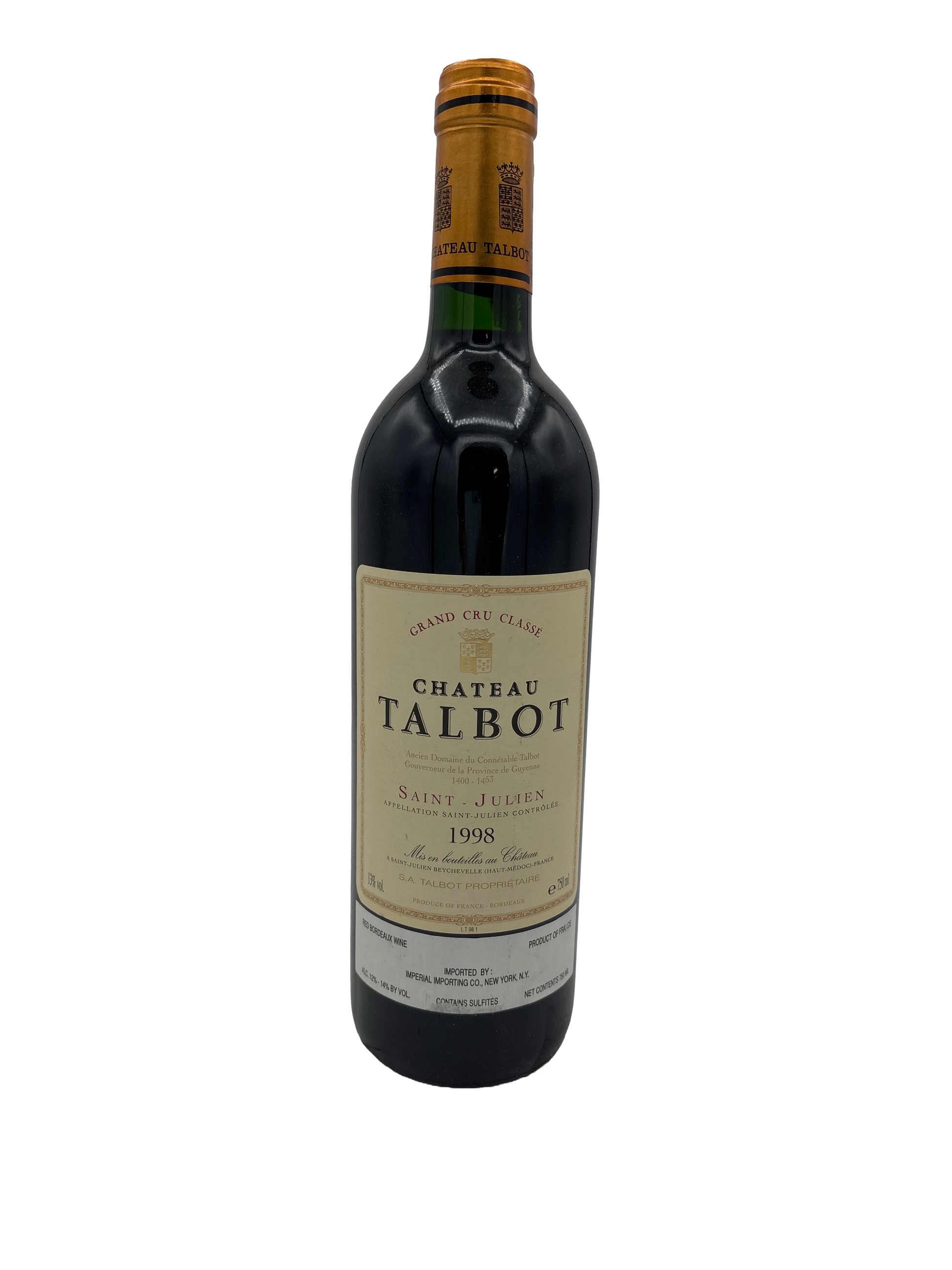 Talbot 1998 750ml - 1