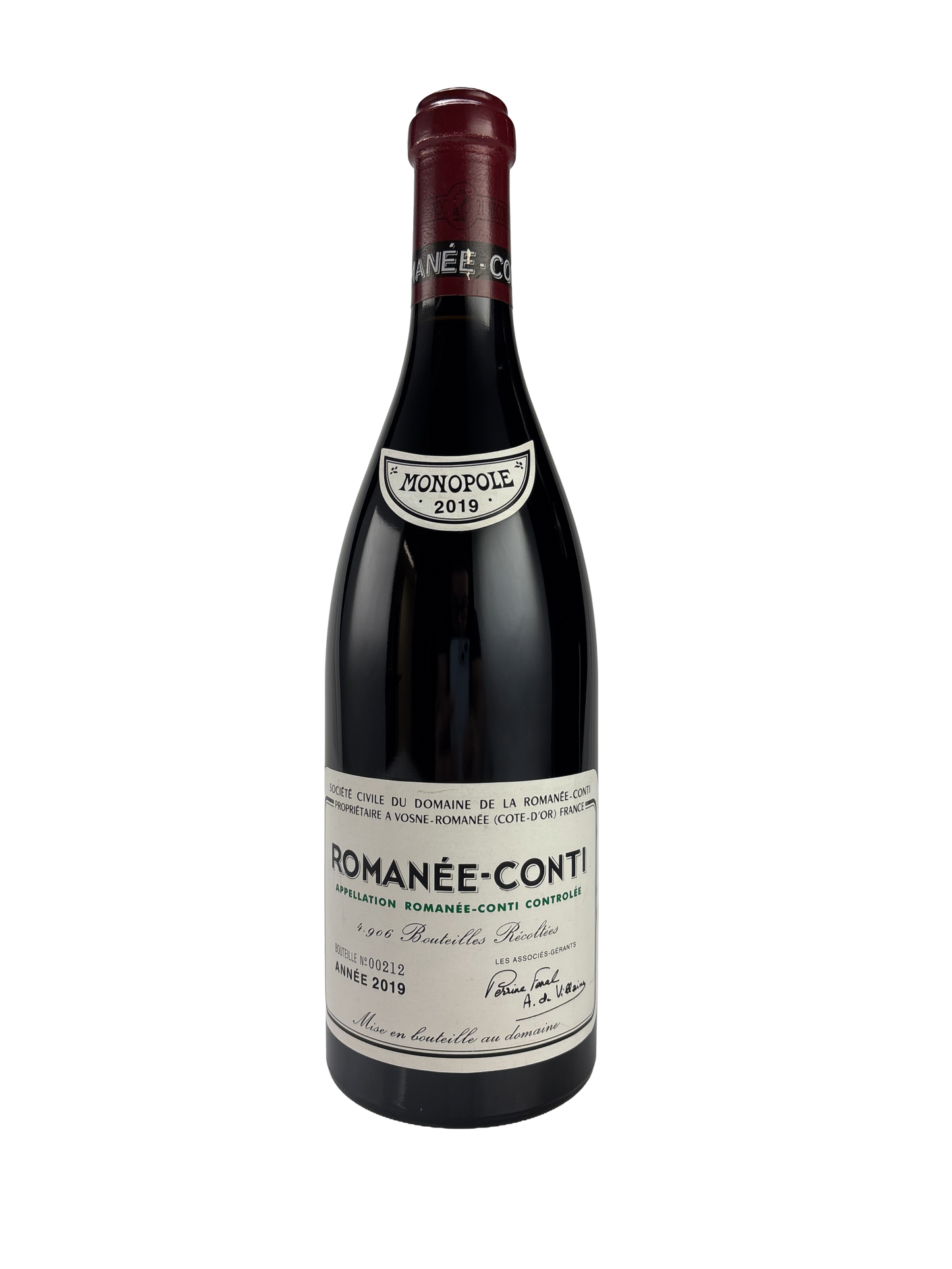 Domaine de la Romanee-Conti Romanee-Conti Grand Cru 2019 750ml - 1