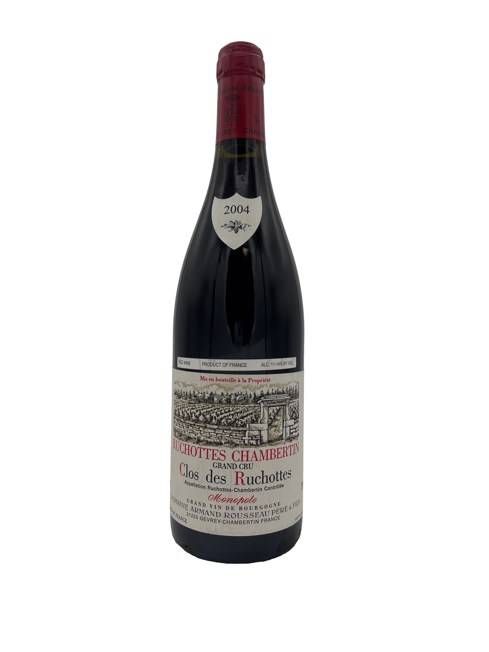Domaine Armand Rousseau Ruchottes-Chambertin Clos des Ruchottes Grand Cru Monopole 2004 750ml - 1