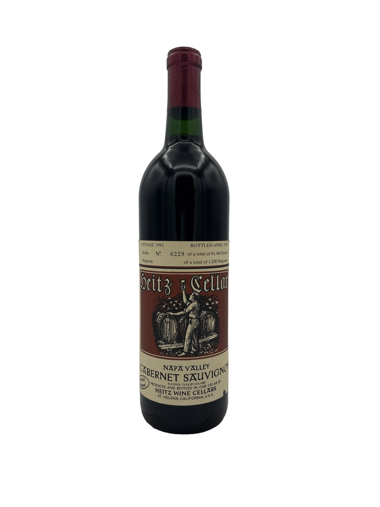 Heitz Cellar Cabernet Sauvignon Martha's Vineyard 1991 750ml - 1