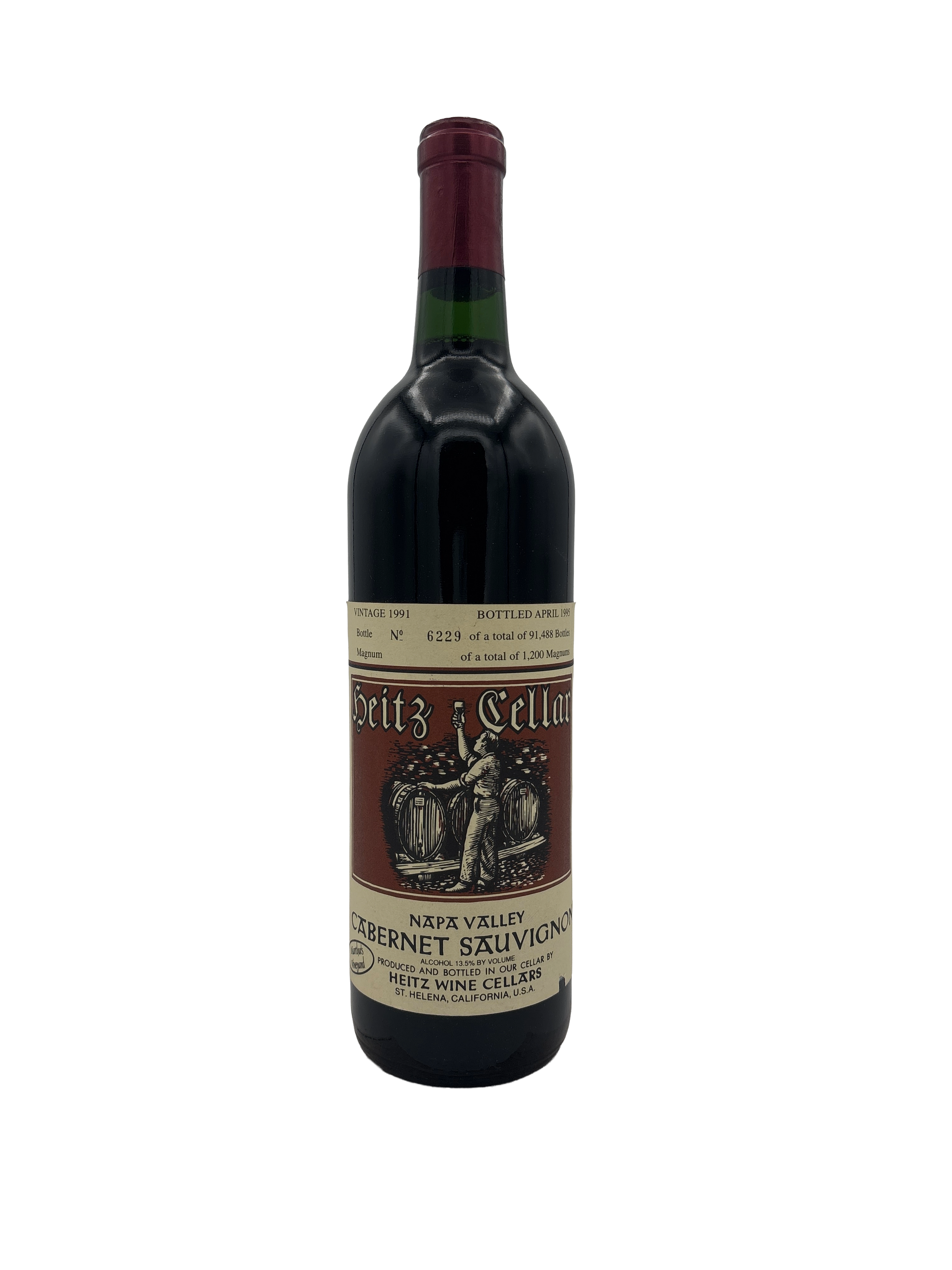 Heitz Cellar Cabernet Sauvignon Martha's Vineyard 1991 750ml - 1