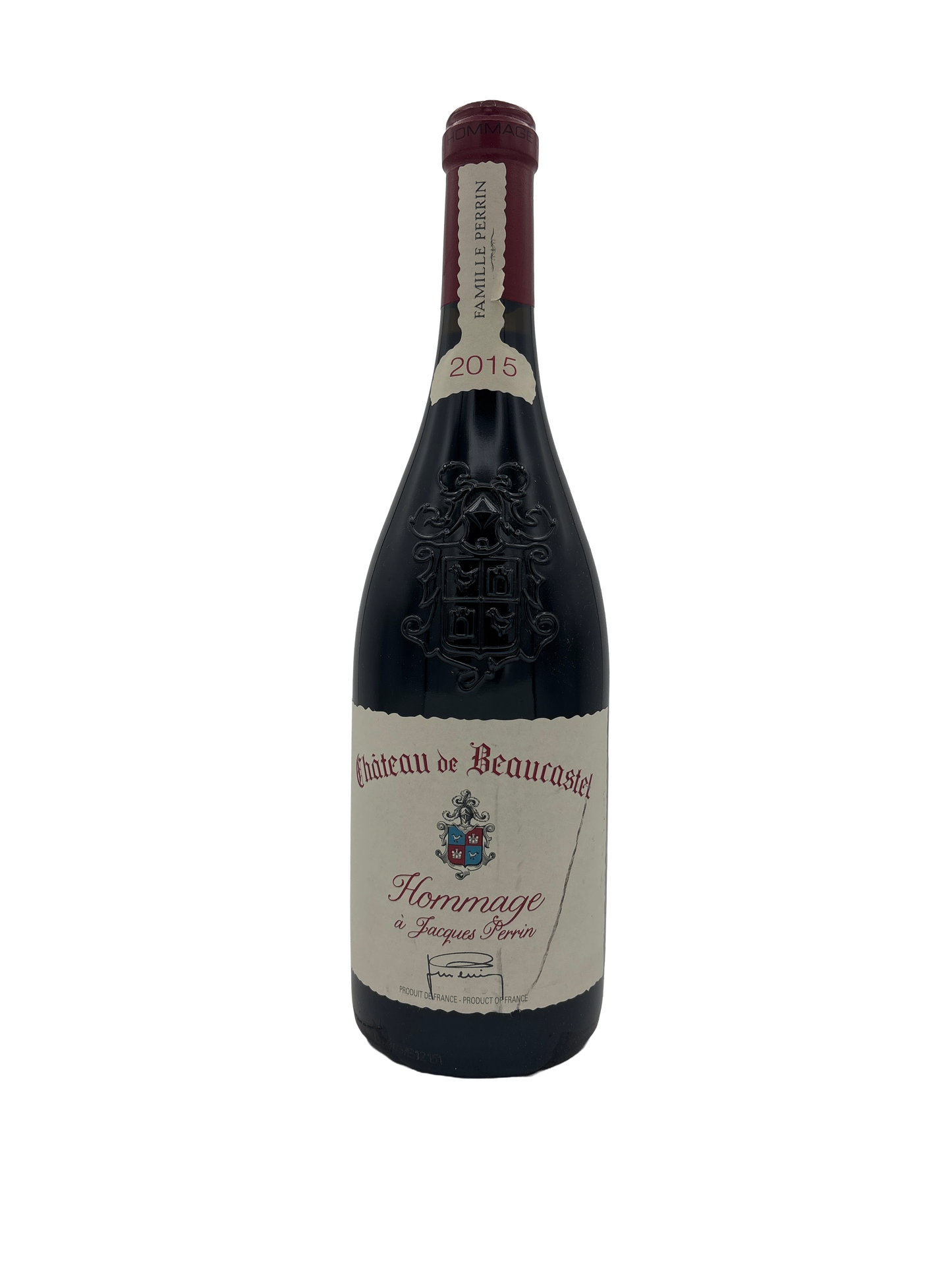Chateau de Beaucastel Grand Cuvee Hommage a Jacques Perrin Chateauneuf du Pape 2015 750ml - 1