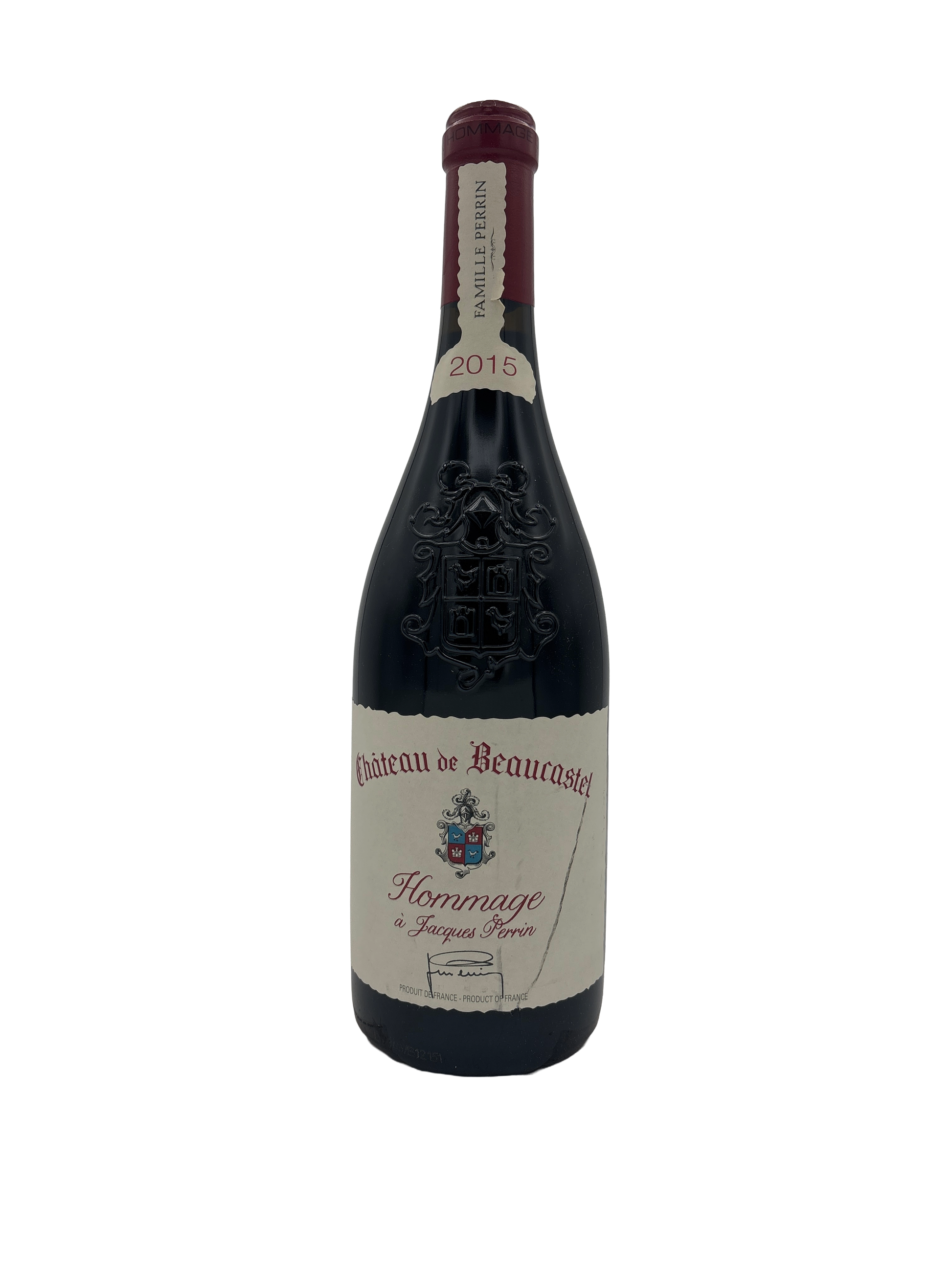 Chateau de Beaucastel Grand Cuvee Hommage a Jacques Perrin Chateauneuf du Pape 2015 750ml - 1