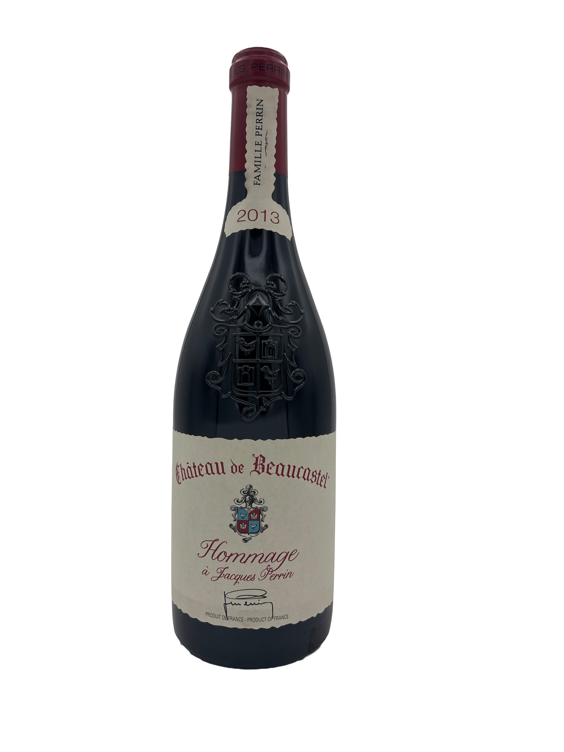 Chateau de Beaucastel Grand Cuvee Hommage a Jacques Perrin Chateauneuf du Pape 2013 750ml - 1