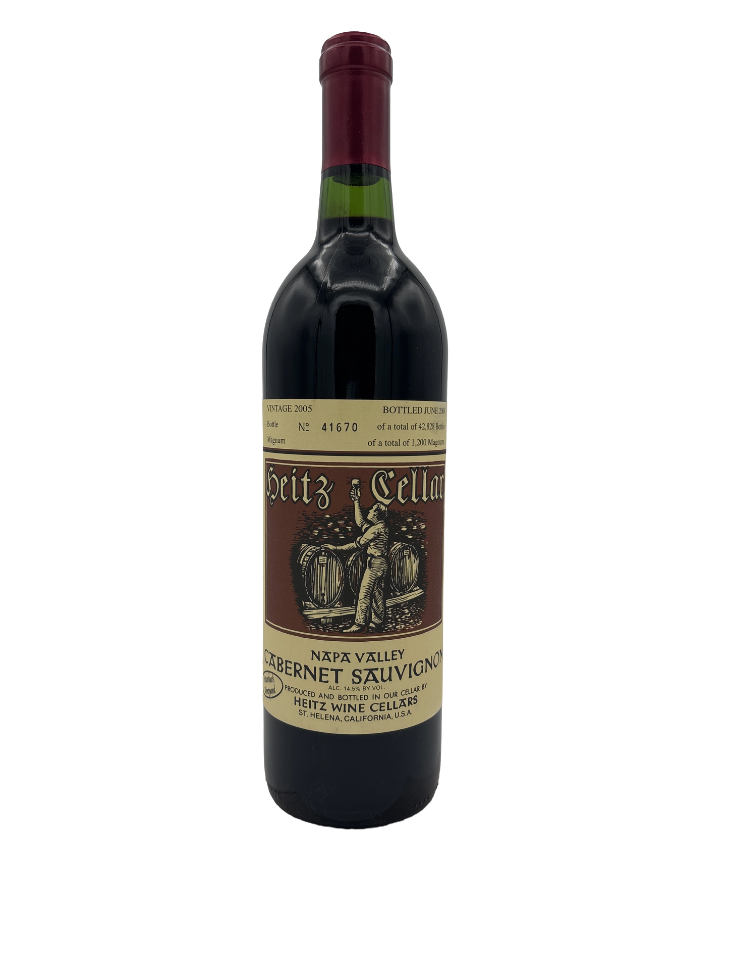 Heitz Cellar Cabernet Sauvignon Martha's Vineyard 2005 750ml - 1