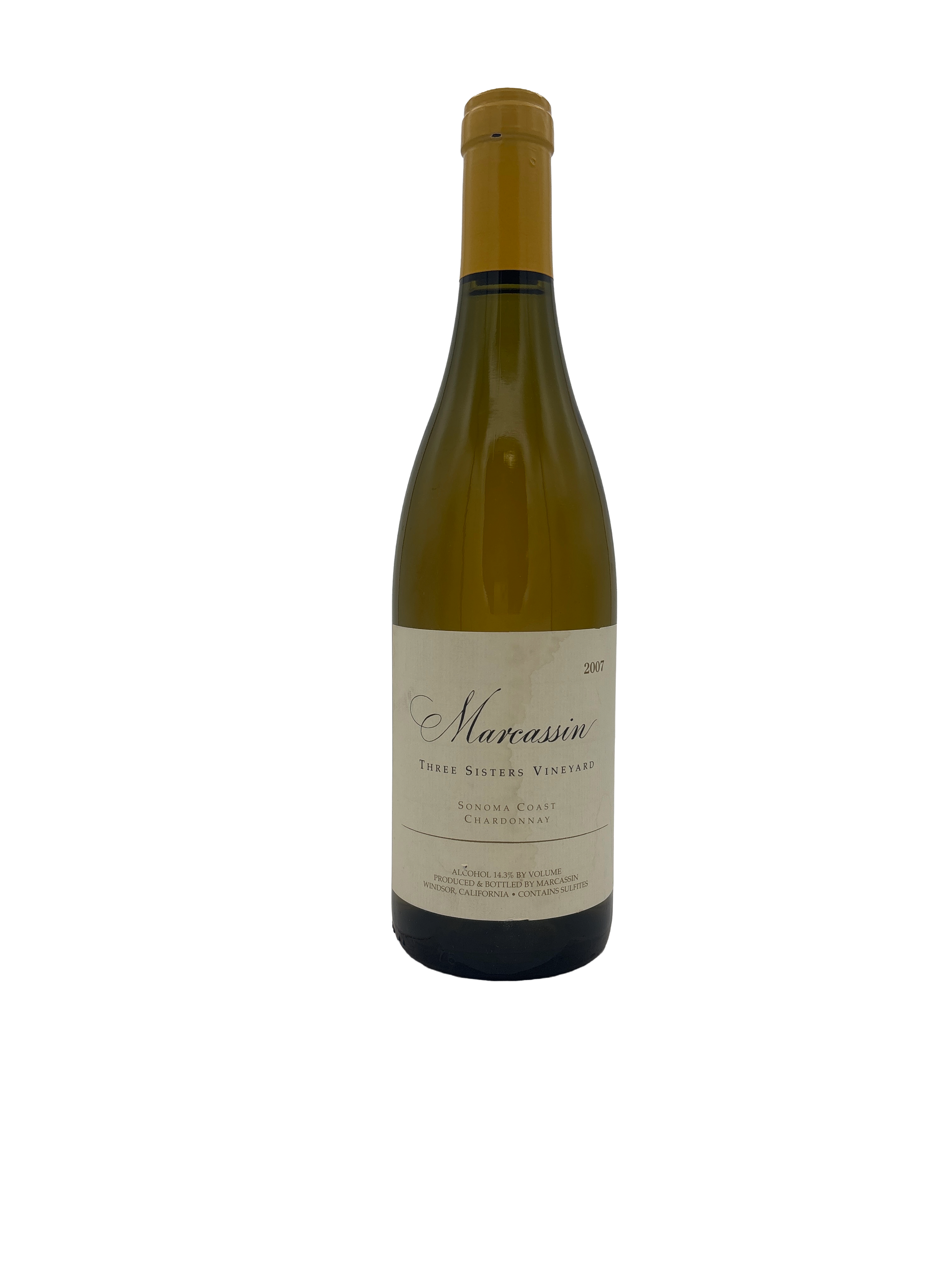 Marcassin Chardonnay Three Sisters Vineyard Sonoma Coast 2007 750ml - 1