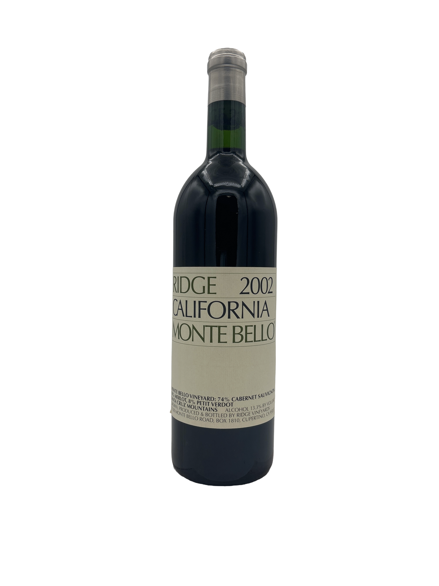 Ridge Monte Bello 2002 750ml - 1