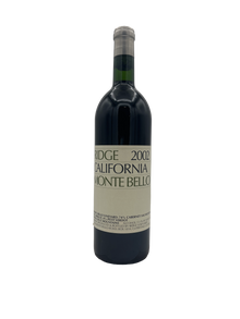 Ridge Monte Bello 2002 750ml - 1