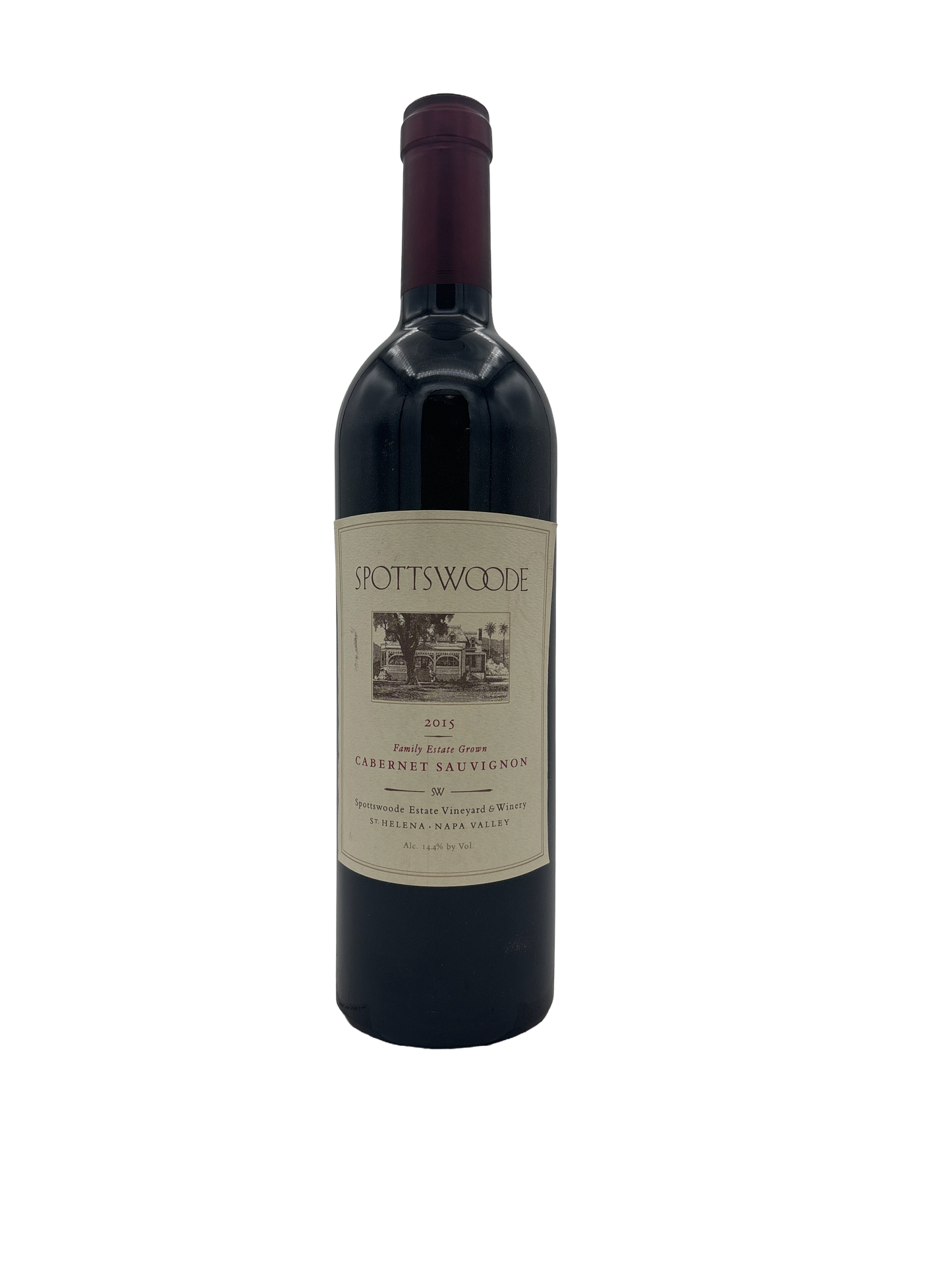 Spottswoode Family Estate Grown Cabernet Sauvignon St. Helena 2015 750ml - 1