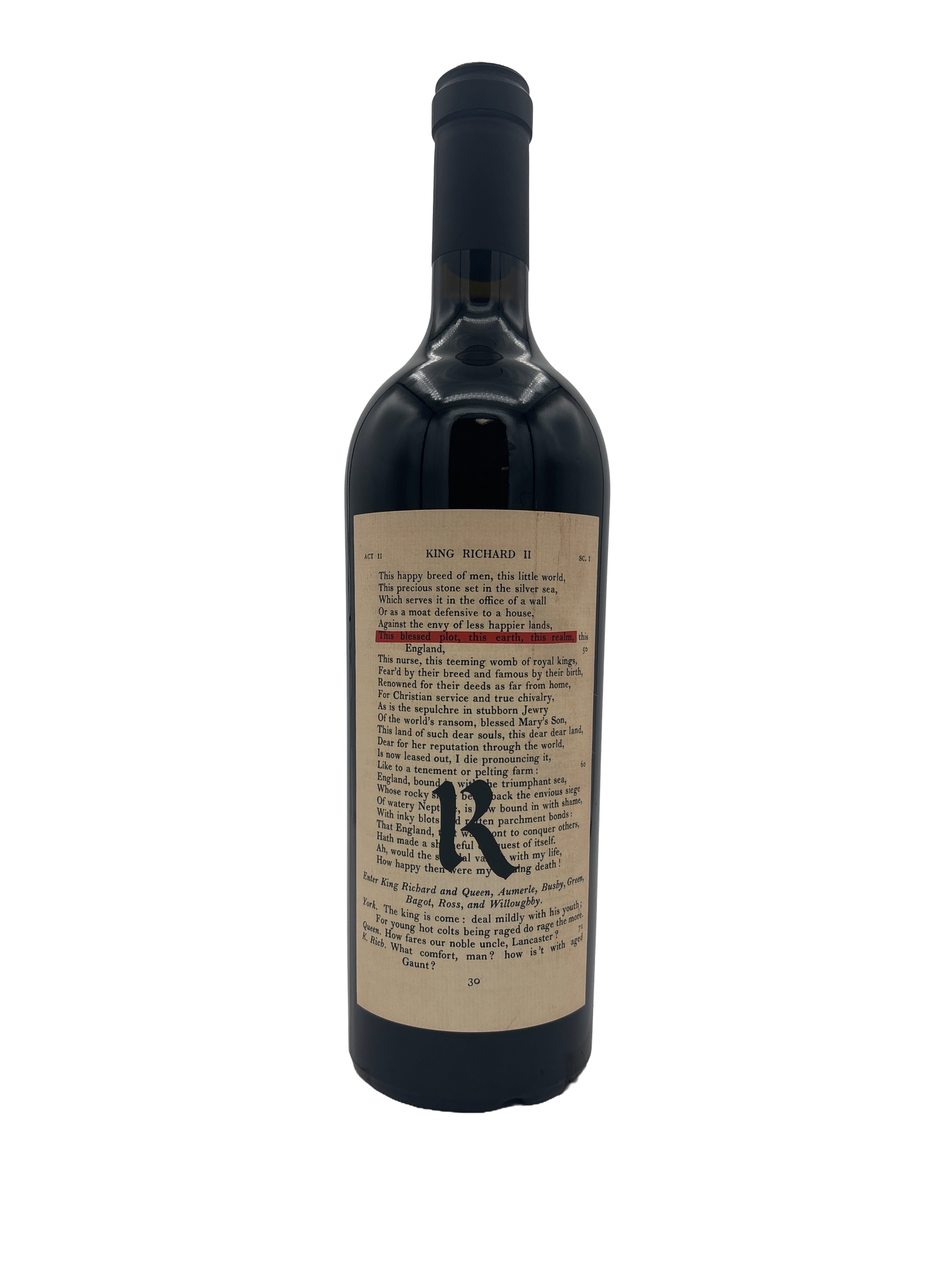 Realm The Bard Napa Valley 2012 750ml - 1