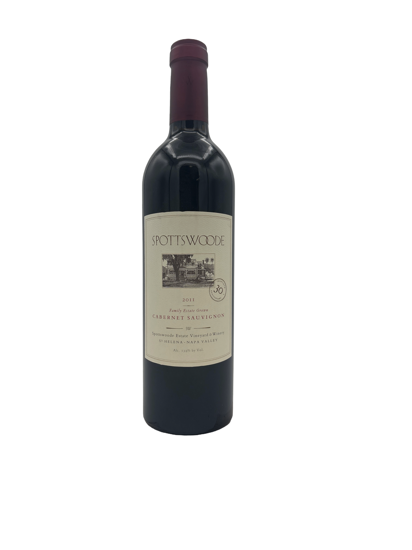 Spottswoode Cabernet Sauvignon Estate St. Helena 2011 750ml - 1