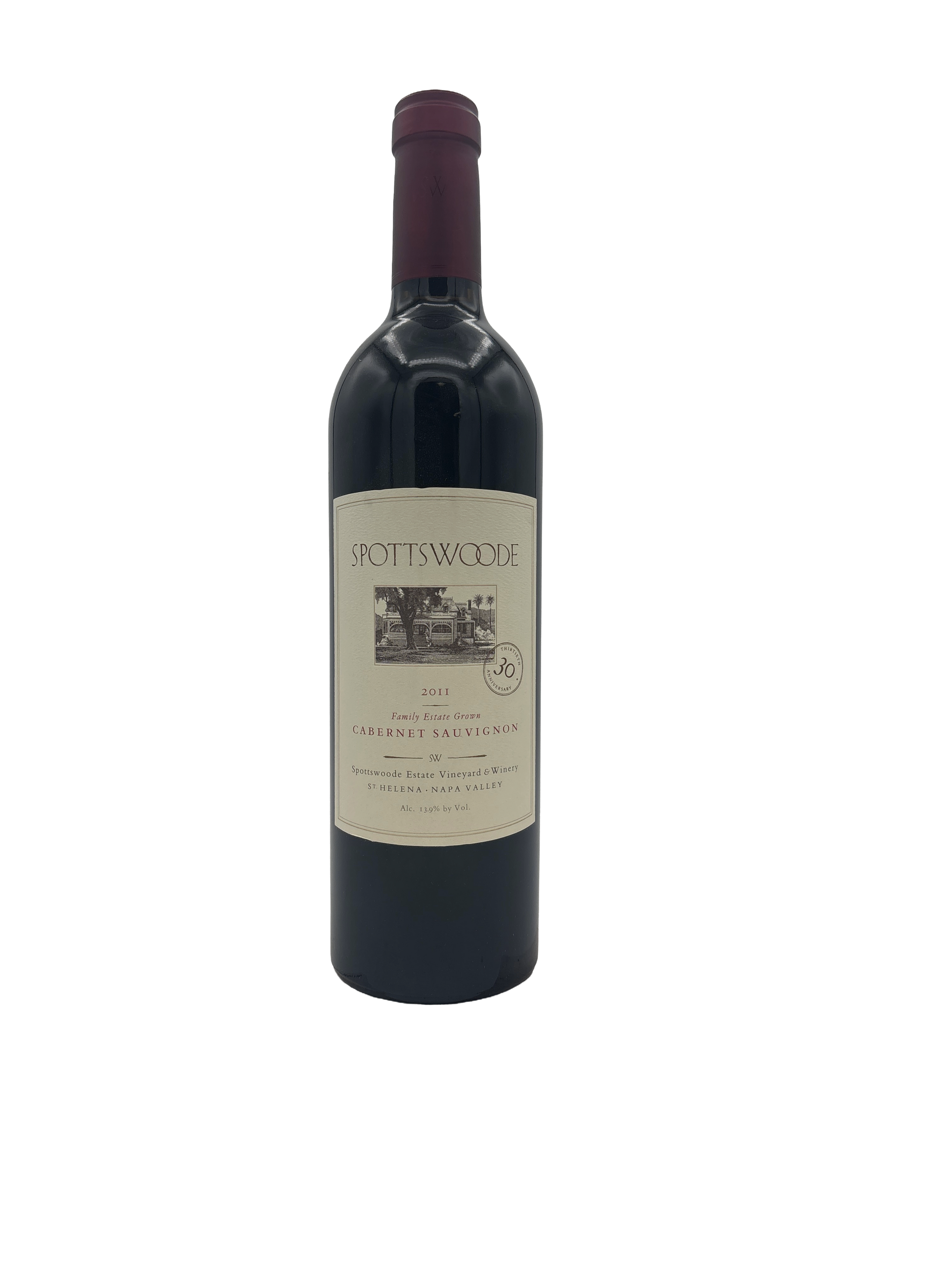 Spottswoode Cabernet Sauvignon Estate St. Helena 2011 750ml - 1