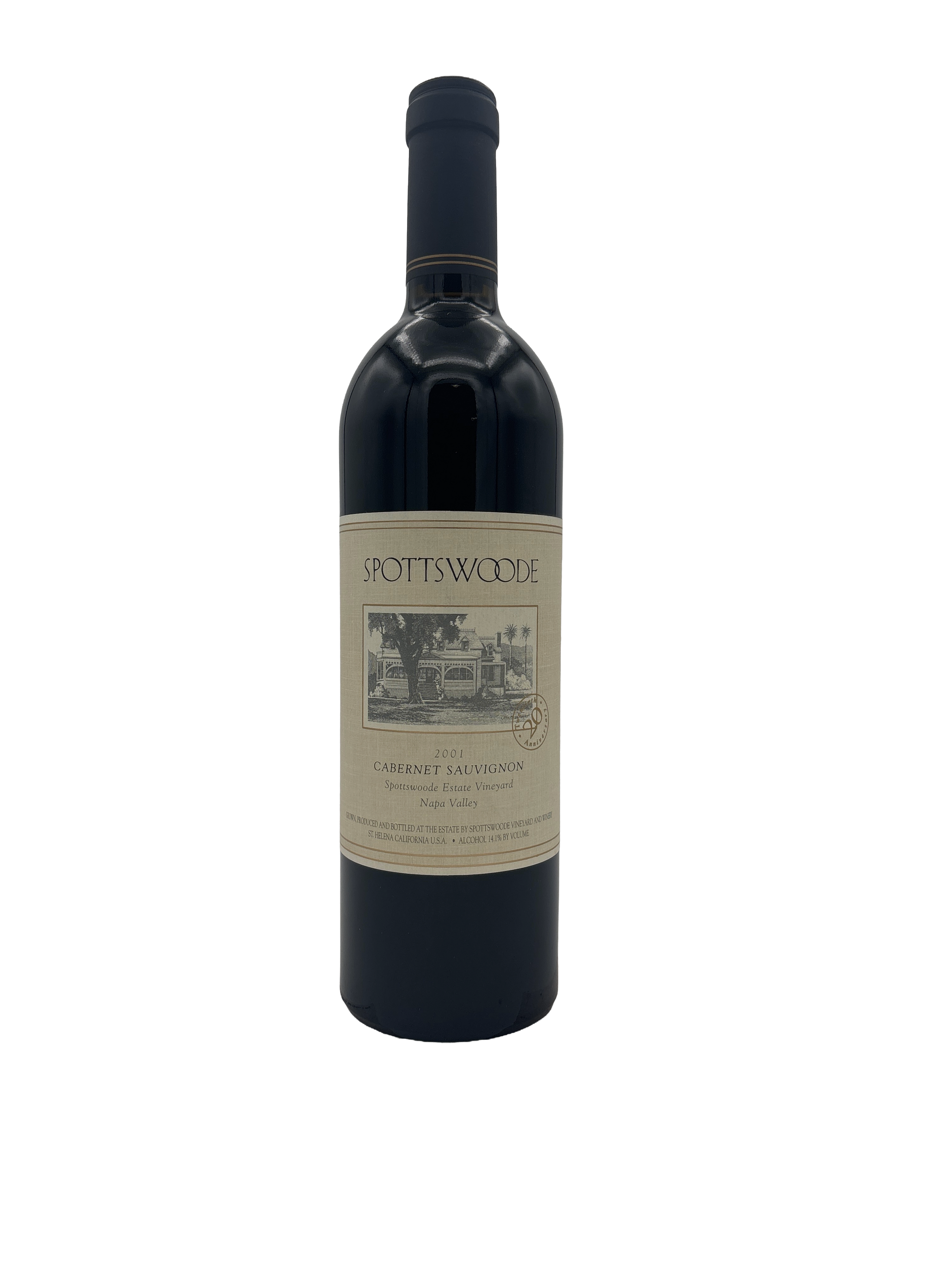 Spottswoode Cabernet Sauvignon Estate St. Helena 2001 750ml - 1