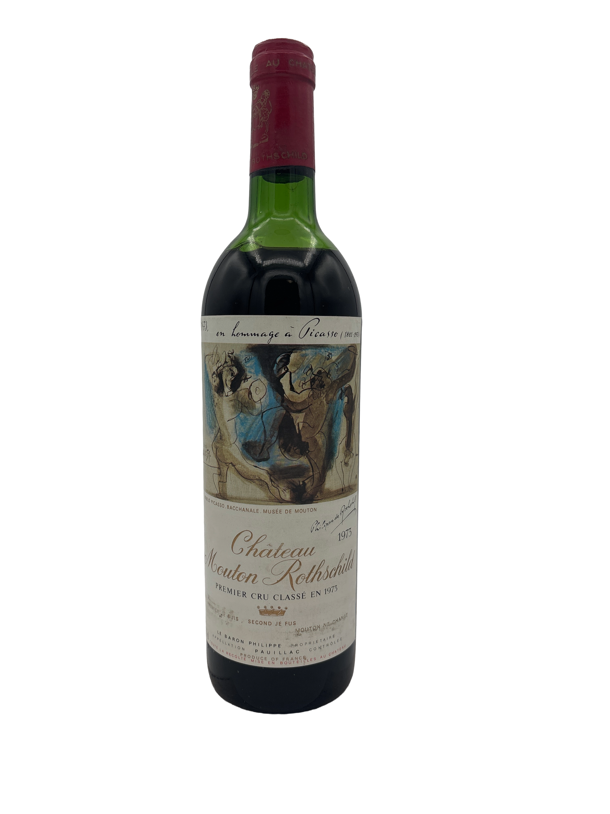 Mouton Rothschild 1973 750ml [Upper Shoulder] - 1