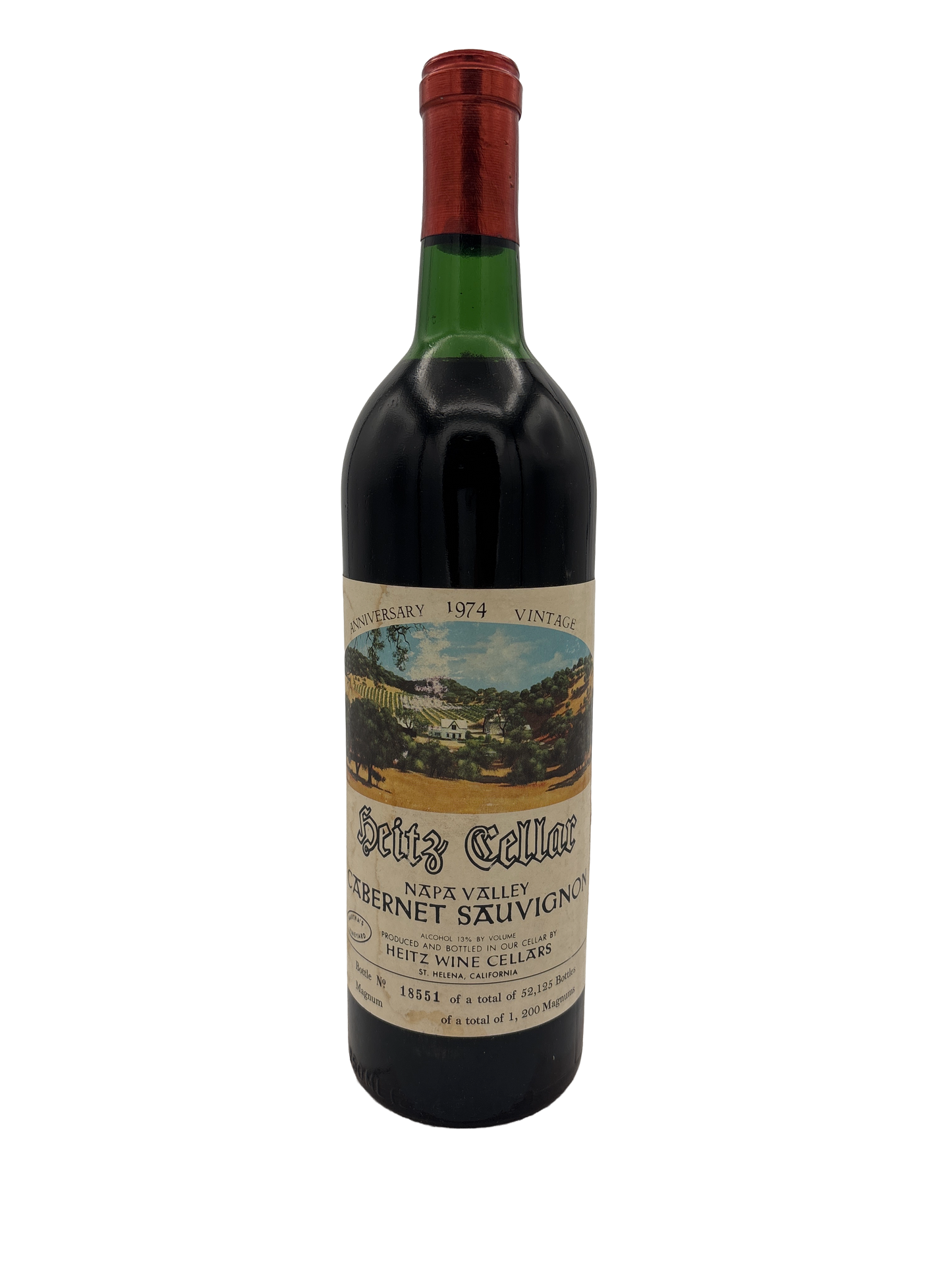 Heitz Cellar Cabernet Sauvignon Martha's Vineyard 1974 750ml - 1