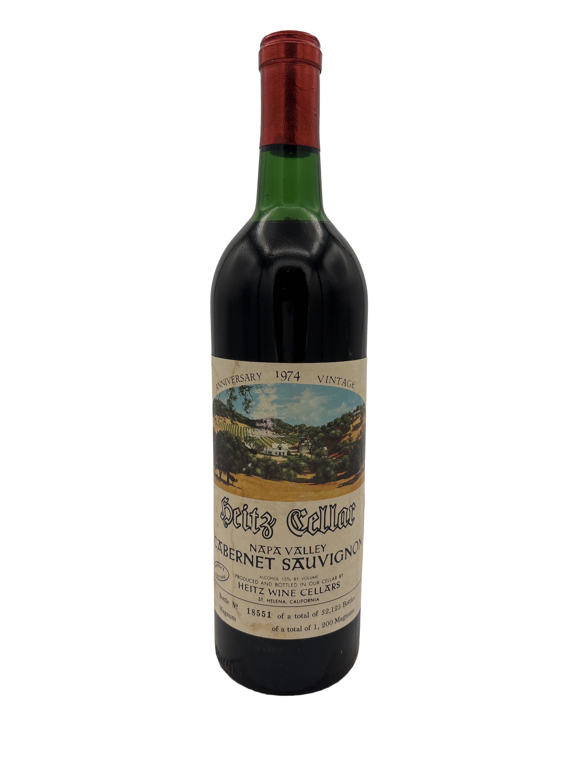 Heitz Cellar Cabernet Sauvignon Martha's Vineyard 1974 750ml - 1