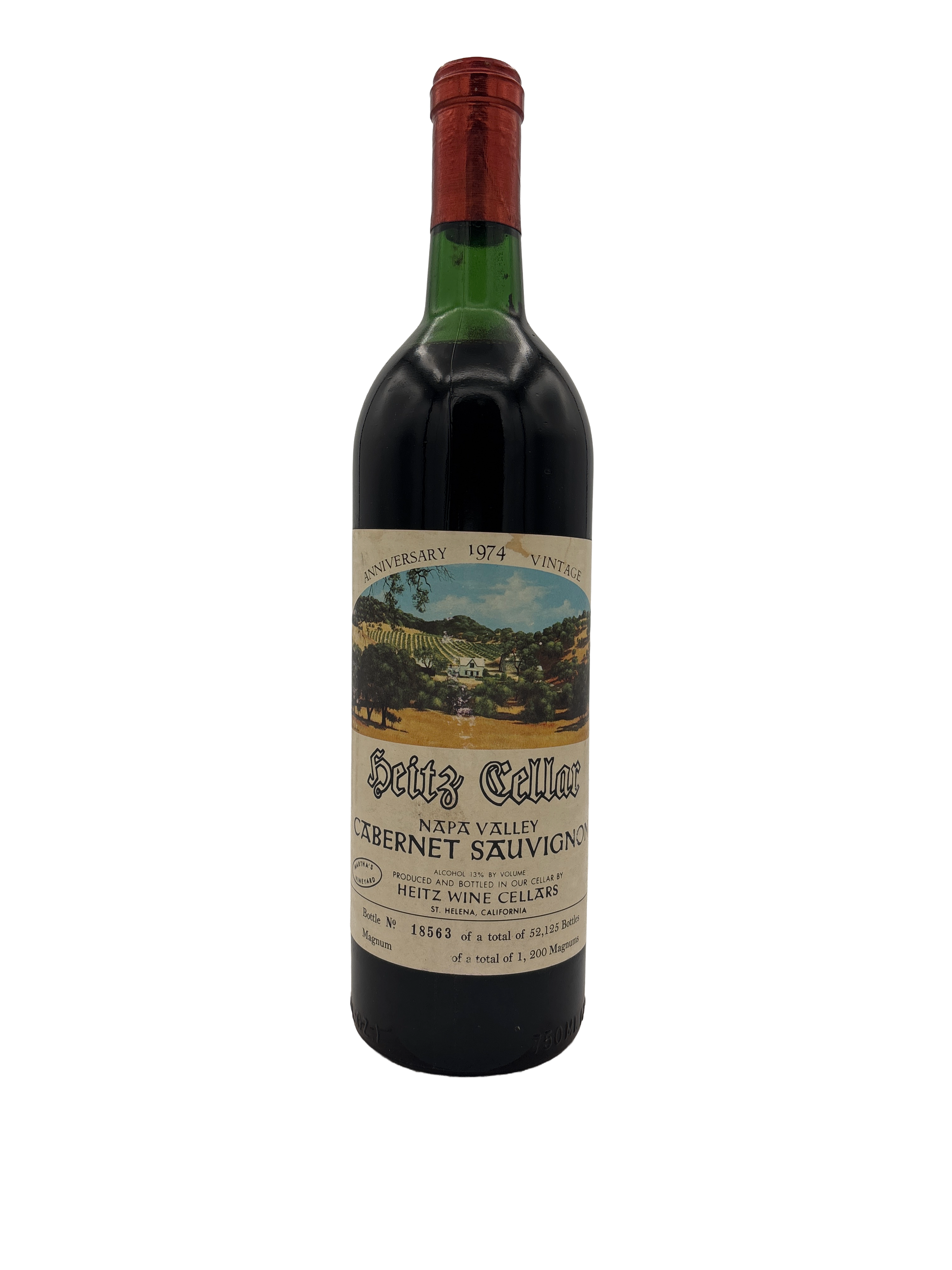 Heitz Cellar Cabernet Sauvignon Martha's Vineyard 1974 750ml - 2