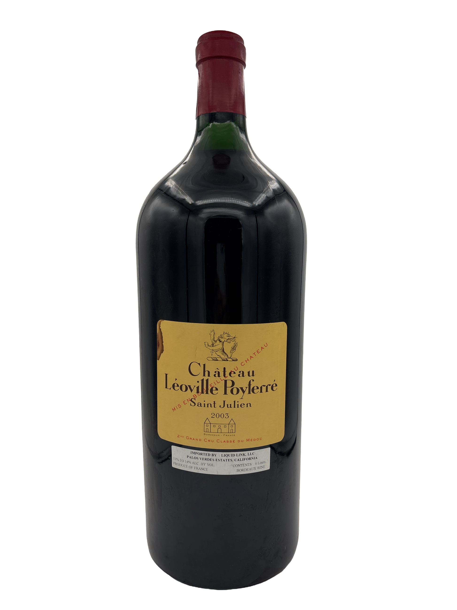 Leoville Poyferre 2003 6000ml [Signs of Past Seepage] - 1