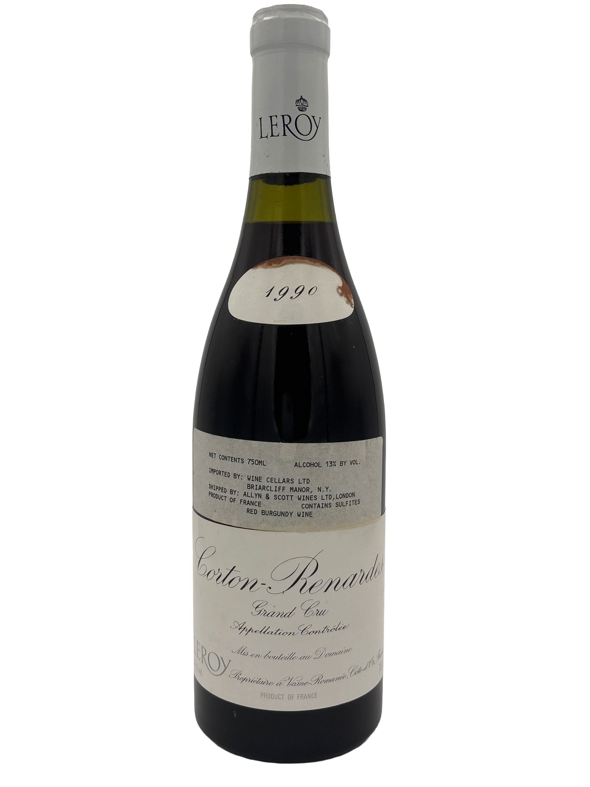Domaine Leroy Corton Renardes Grand Cru 1990 750ml - 1