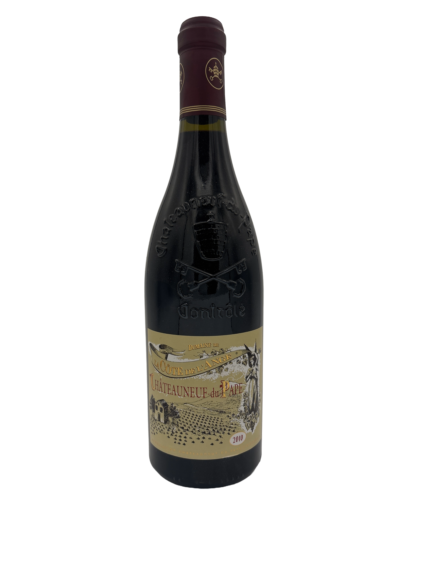 Domaine de la Cote de l'Ange Chateauneuf-du-Pape 2010 750ml - 1