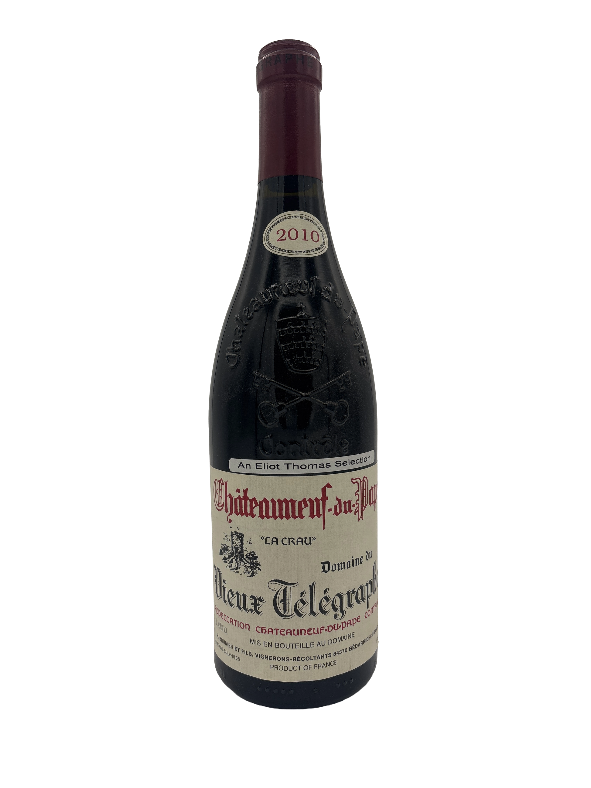 Domaine du Vieux Telegraphe Chateauneuf du Pape La Crau 2010 750ml - 1