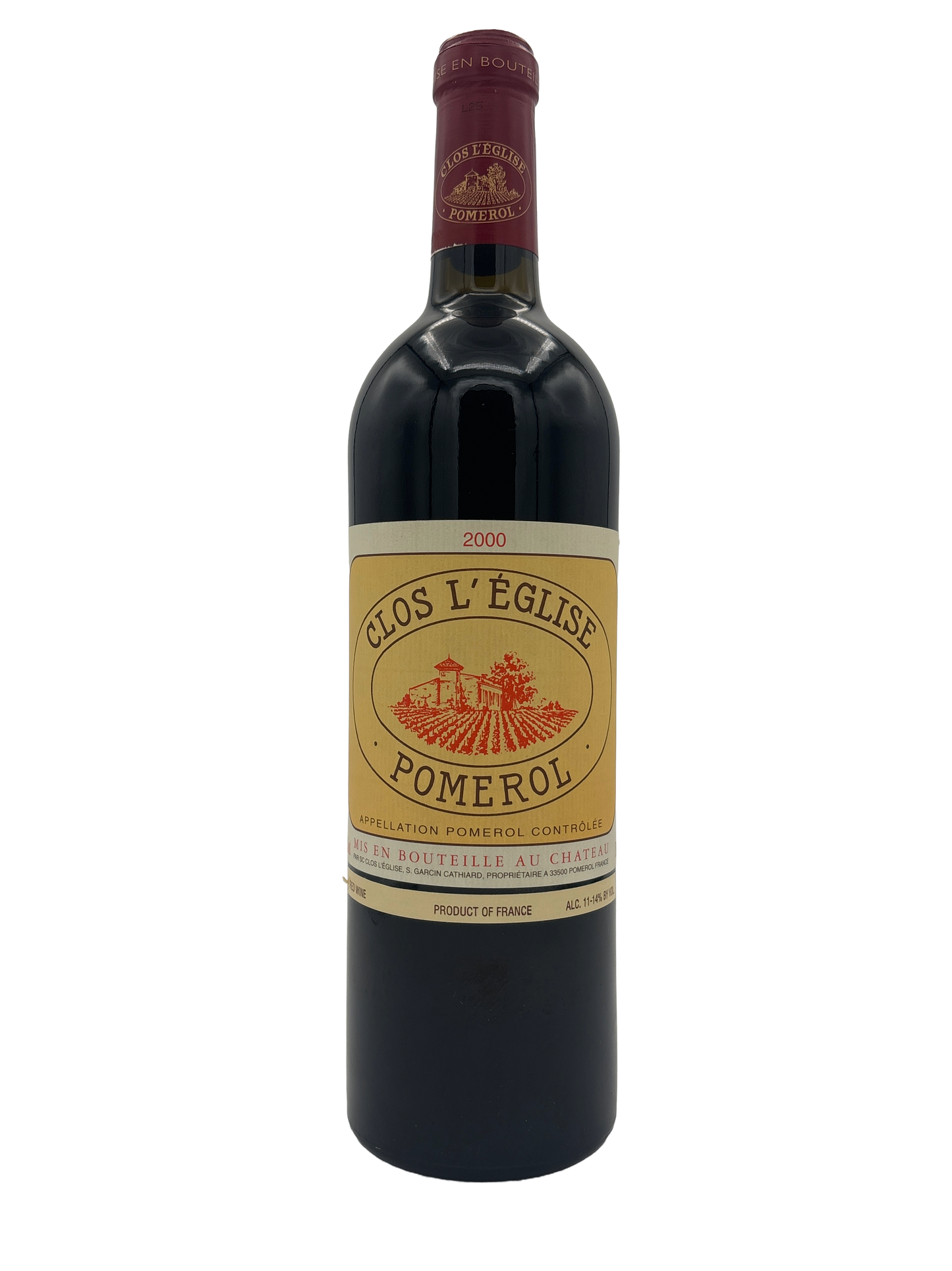 Clos l'Eglise Pomerol 2000 750ml - 1
