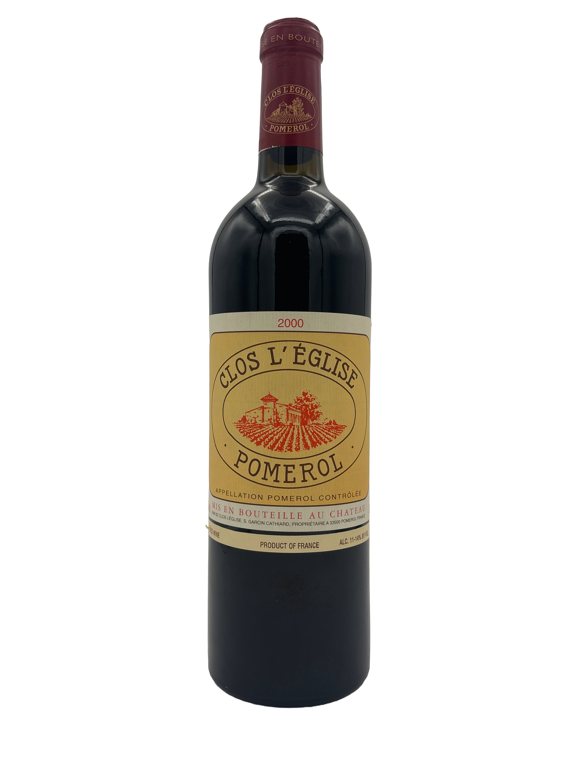 Clos l'Eglise Pomerol 2000 750ml - 1
