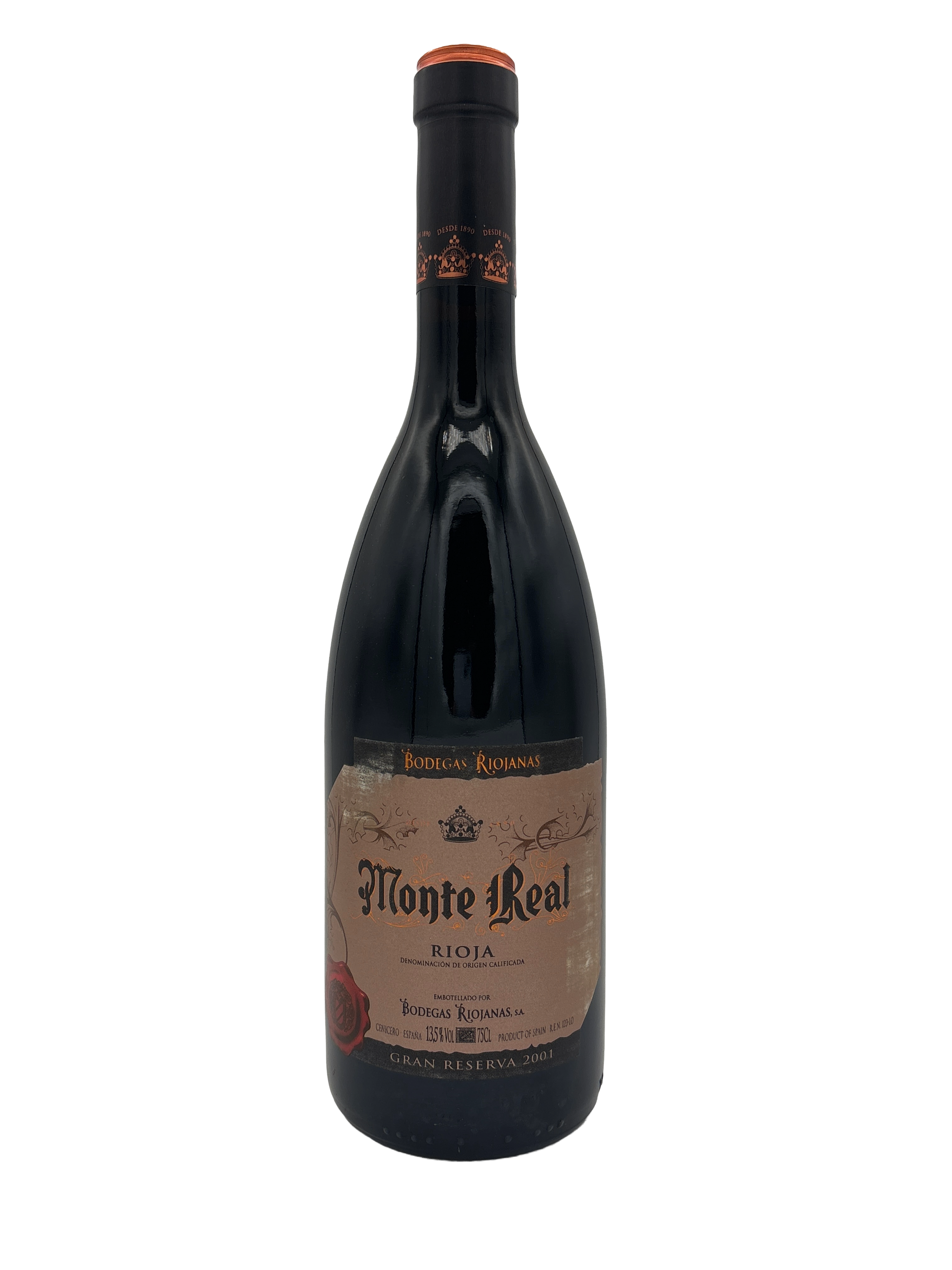 Bodegas Riojanas Monte Real Gran Reserva 2001 750ml - 1