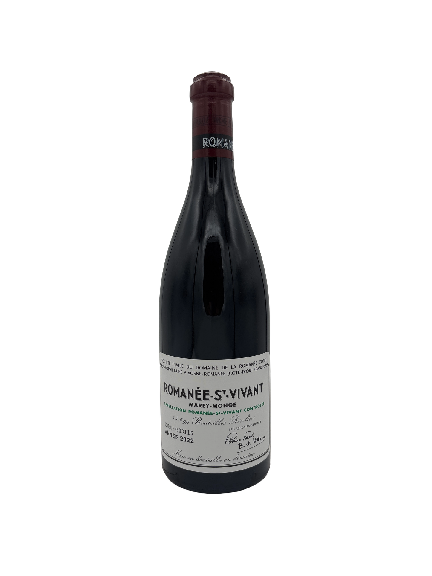 Domaine de la Romanee Conti Romanee Saint Vivant Grand Cru 2022 750ml - 1