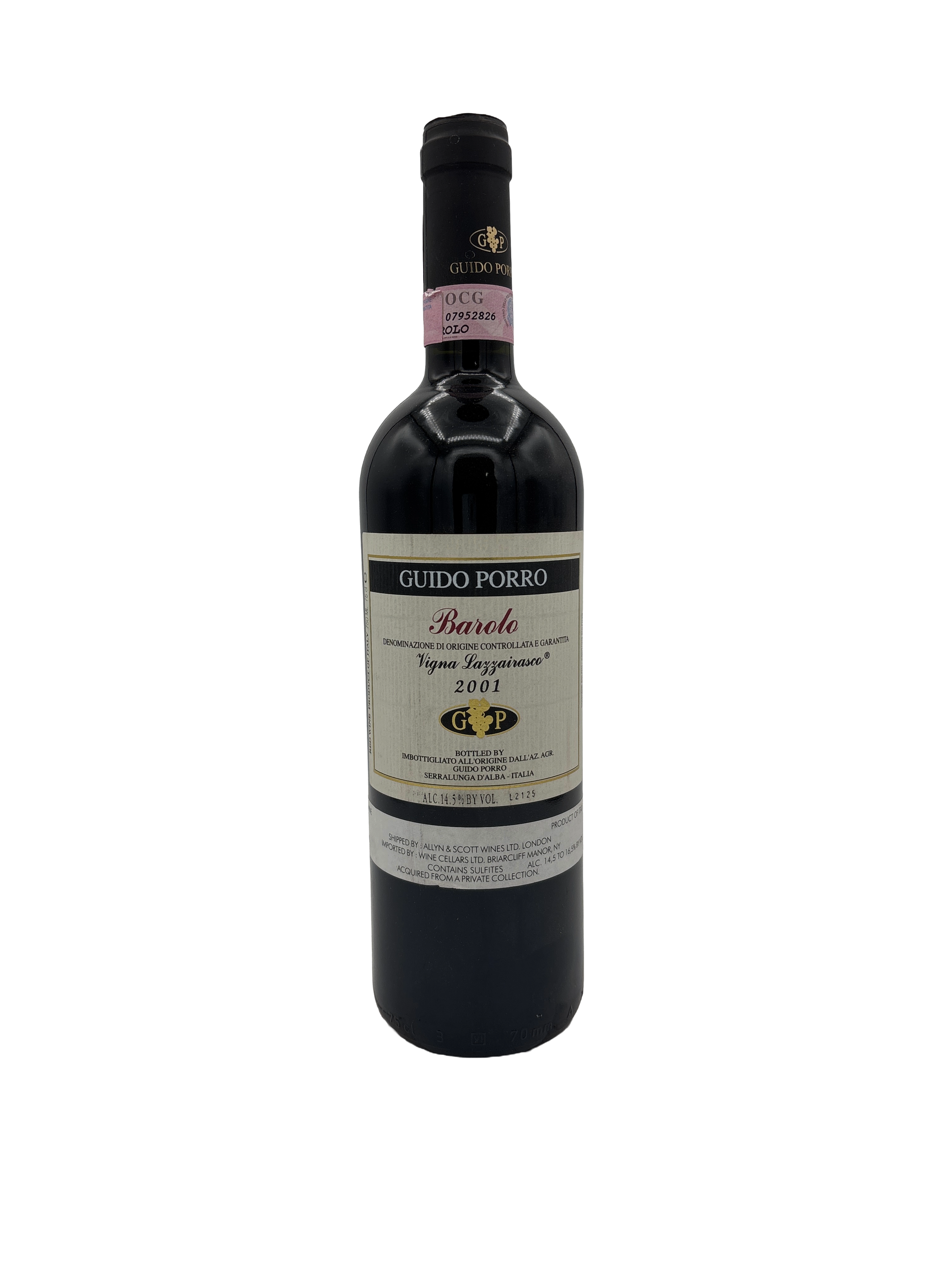 Guido Porro Barolo Vigna Lazzairasco 2001 750ml - 1