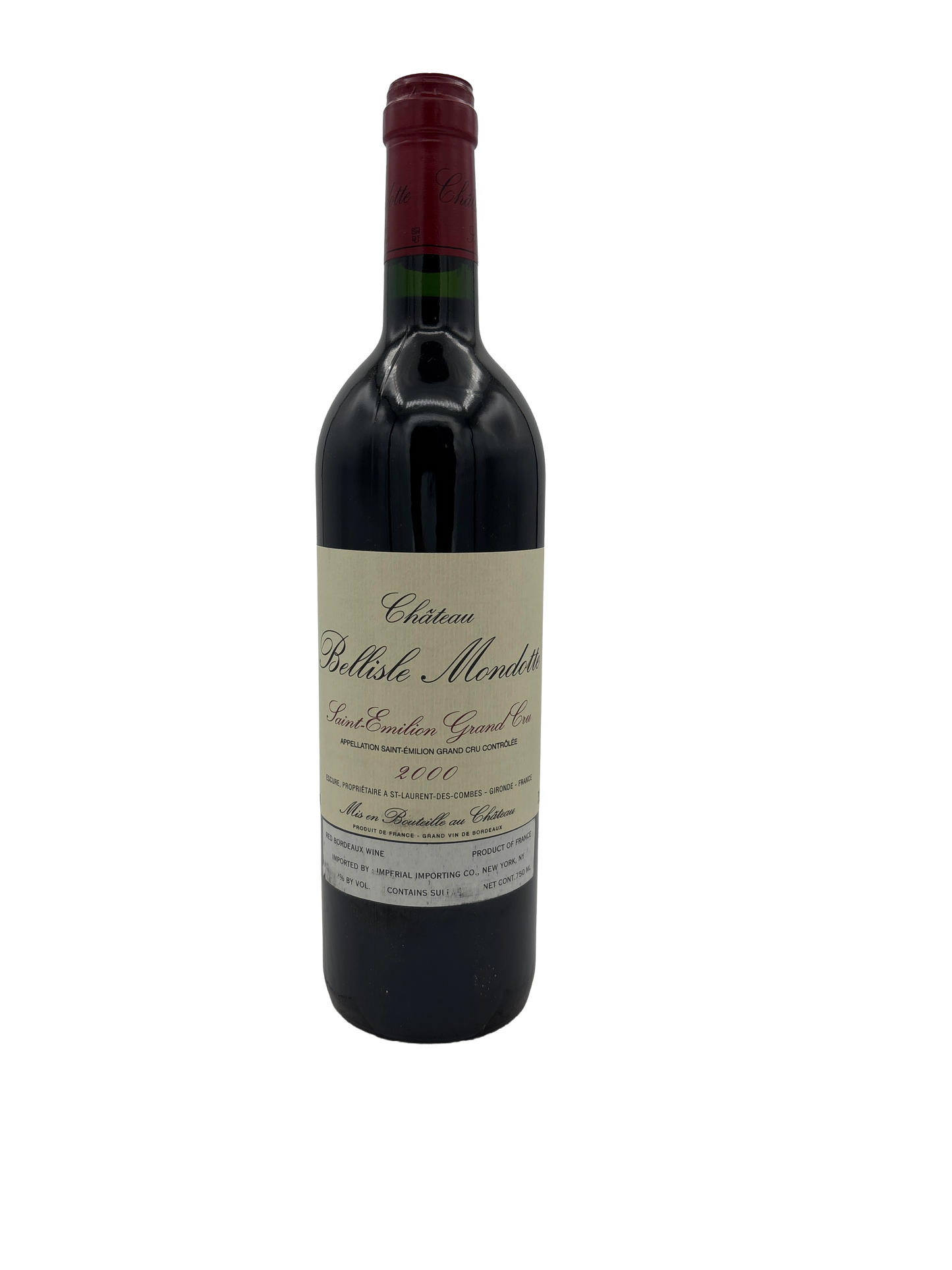 Bellisle Mondotte 2000 750ml - 1