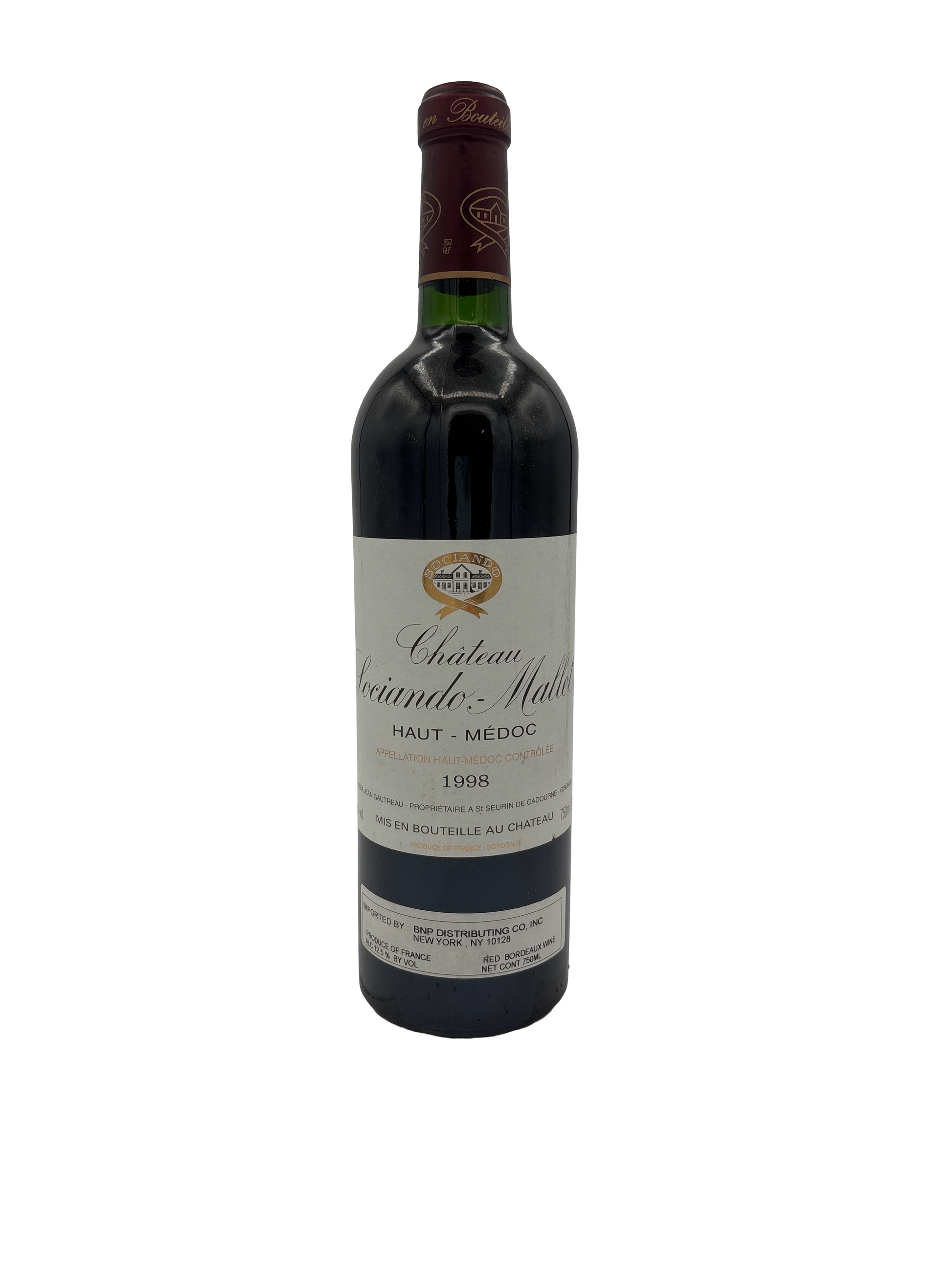 Sociando Mallet 1998 750ml - 1