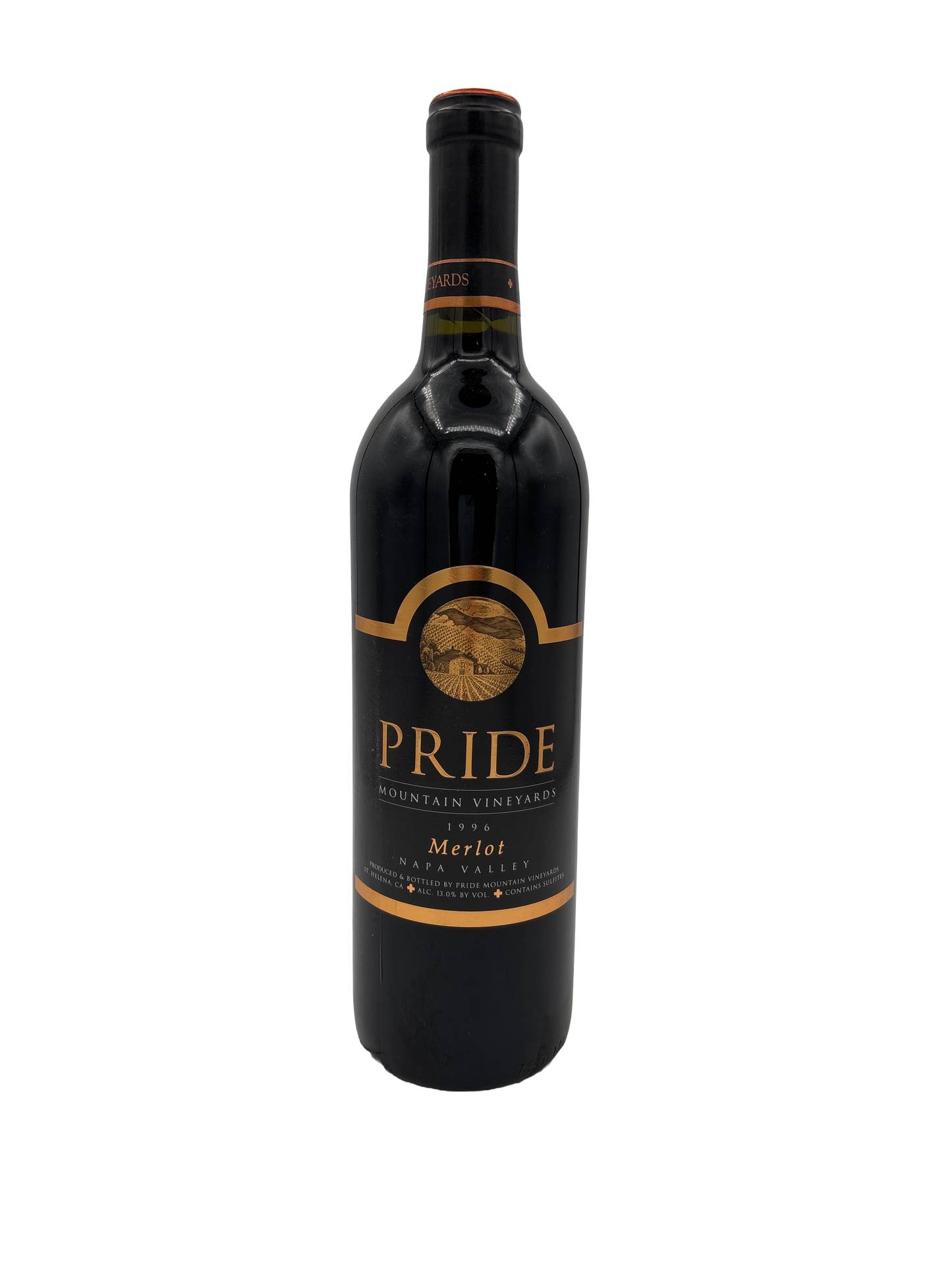 Pride Mountain Vineyards Merlot 1996 750ml - 1
