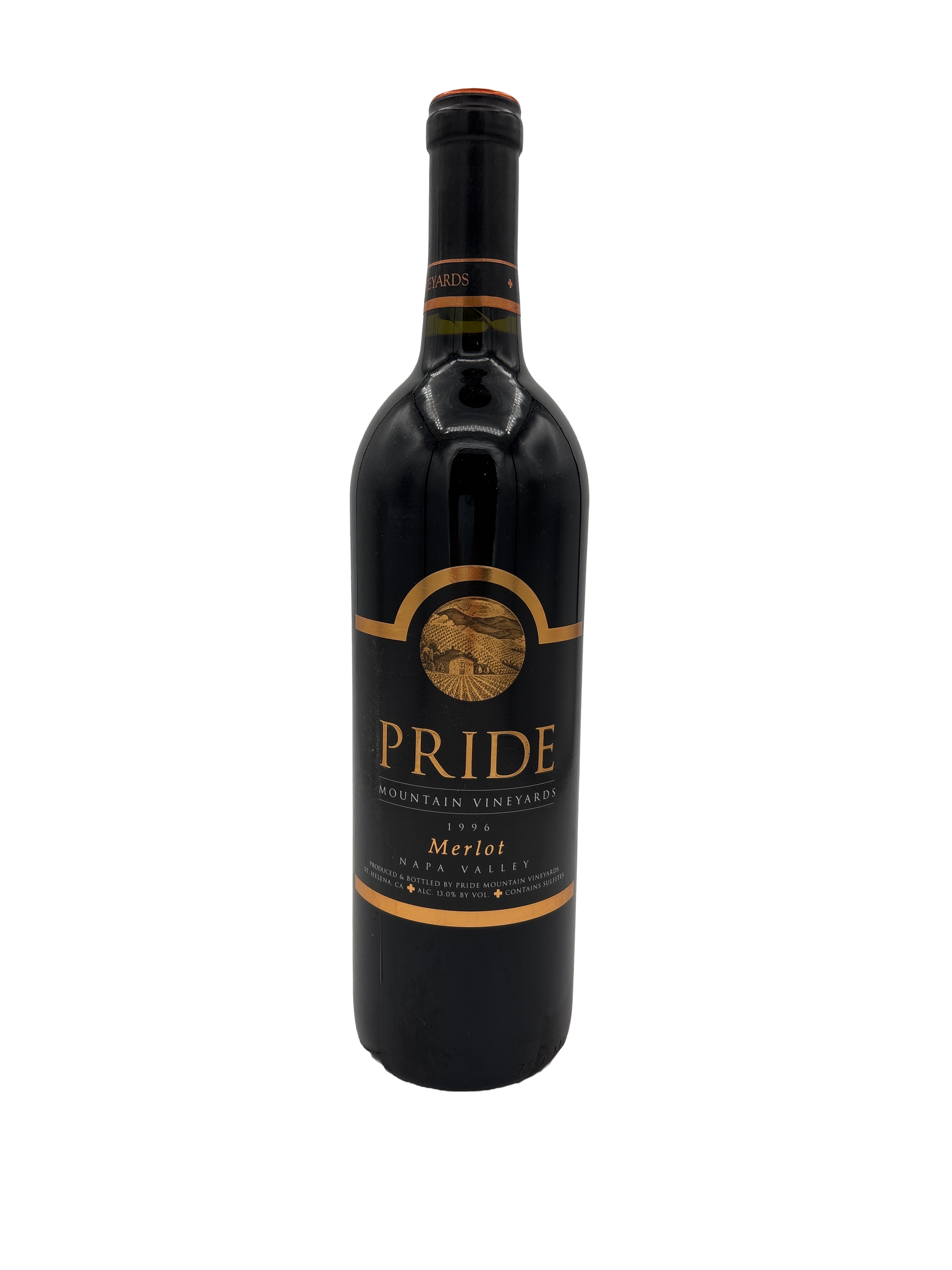 Pride Mountain Vineyards Merlot 1996 750ml - 1