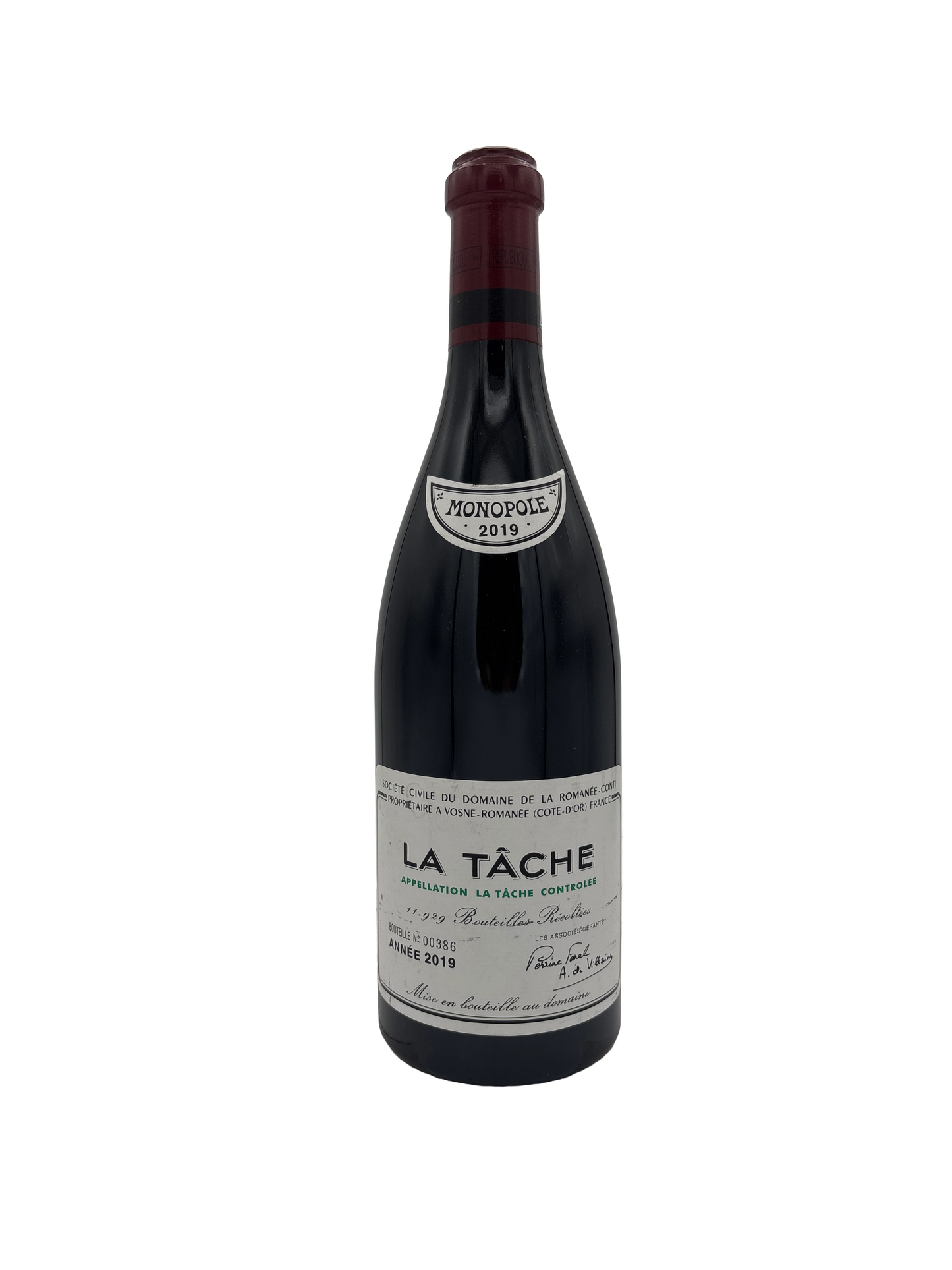 Domaine de la Romanee Conti La Tache Grand Cru Monopole 2019 750ml - 1