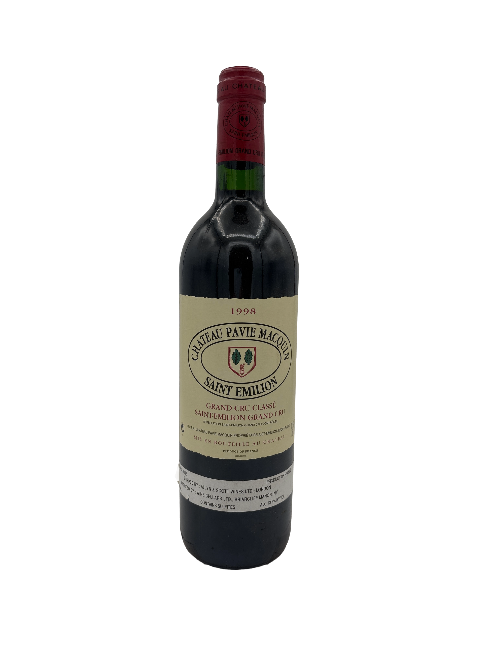Pavie Macquin 1998 750ml - 1