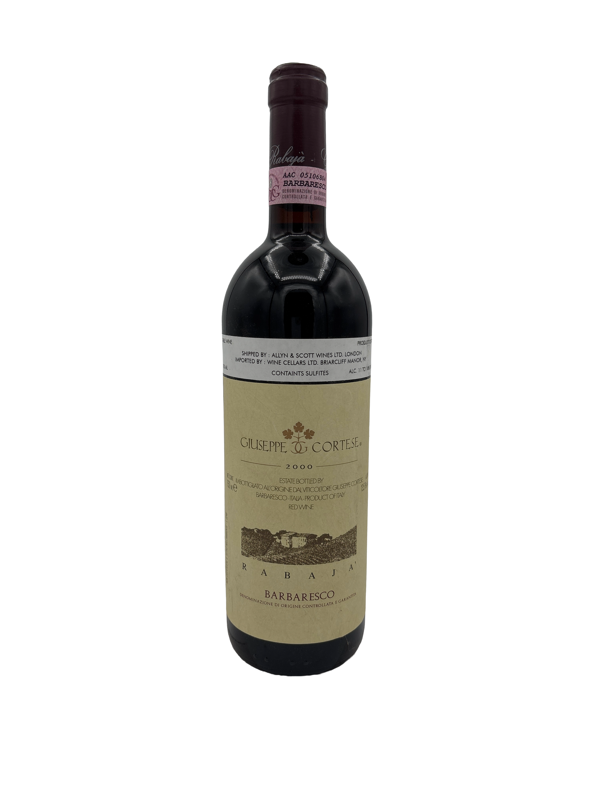 Giuseppe Cortese Barbaresco Rabaja 2000 750ml - 1