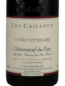 Lucien et Andre Brunel Chateauneuf-du-Pape Les Cailloux Cuvee Centenaire 1989 750ml [Scuffed Label] - 1