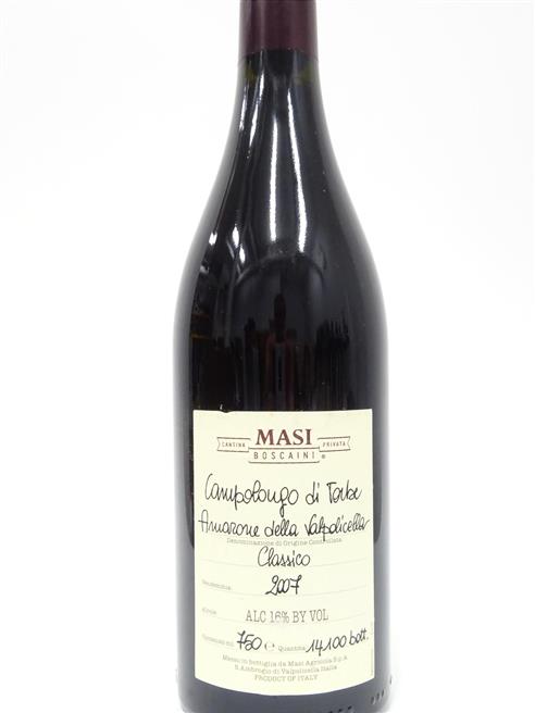 Masi Amarone della Valpolicella Classico Campolongo di Torbe 2007 750ml - 1