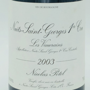 Nicolas Potel Nuits St Georges Les Vaucrains 1er Cru 2003 750ml - 1