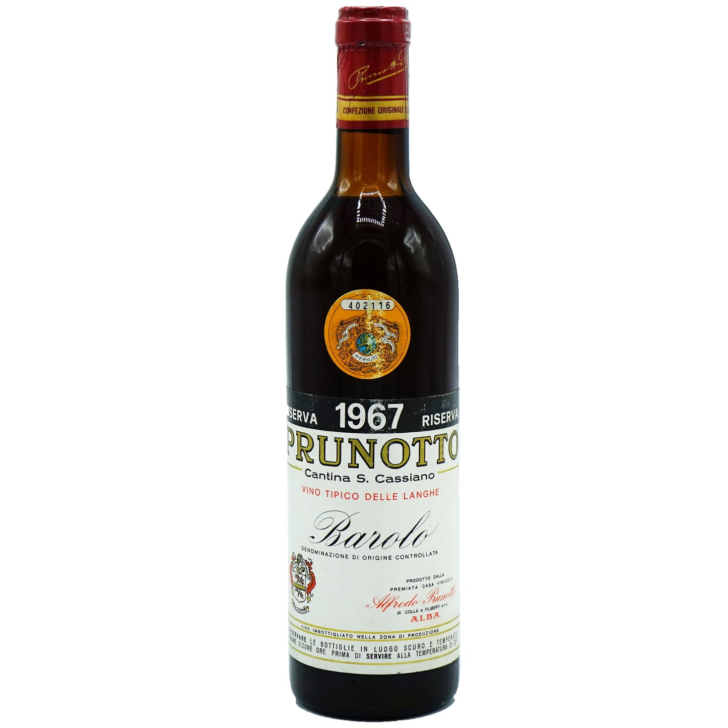 Prunotto Barolo Riserva 1967 750ml - 1