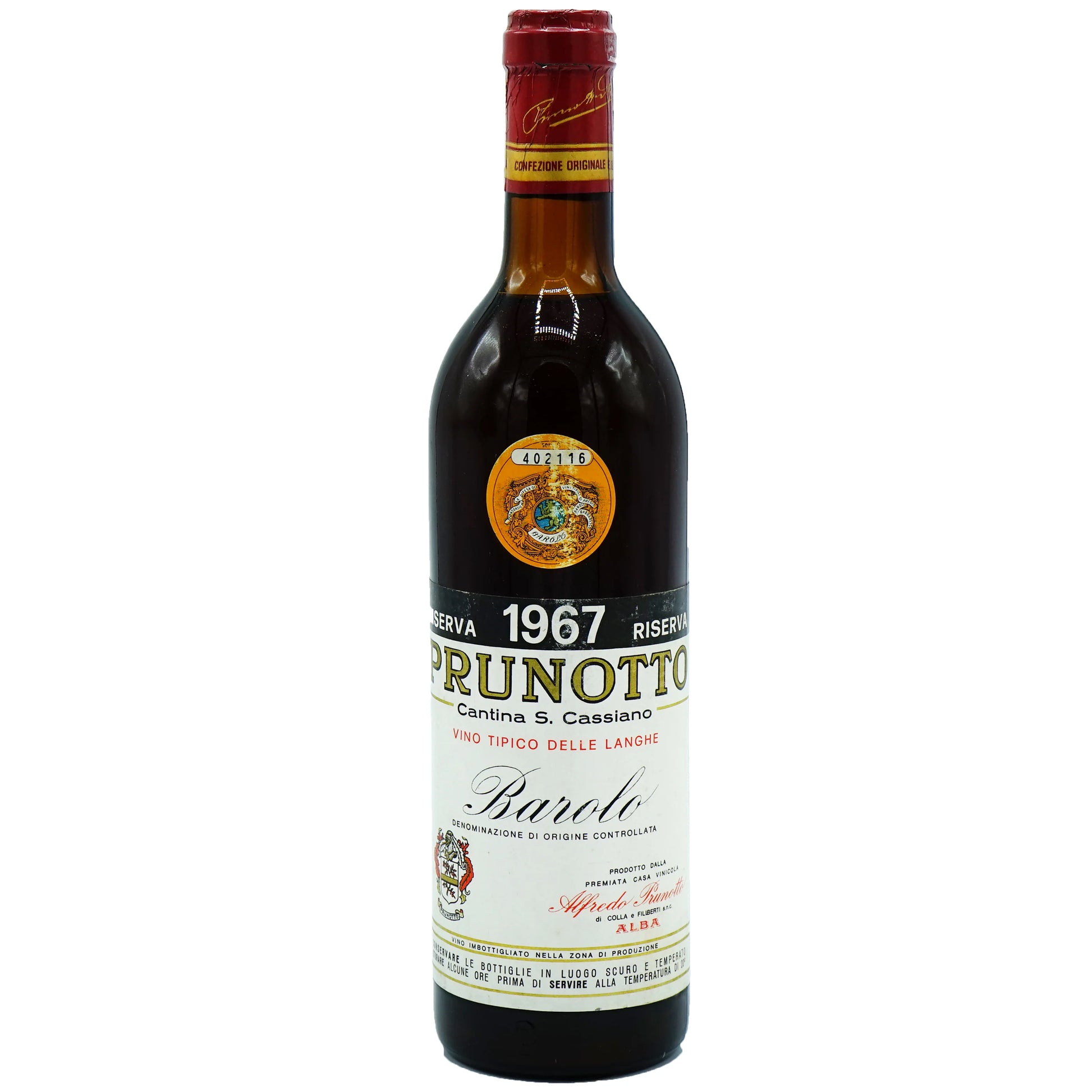 Prunotto Barolo Riserva 1967 750ml - 1